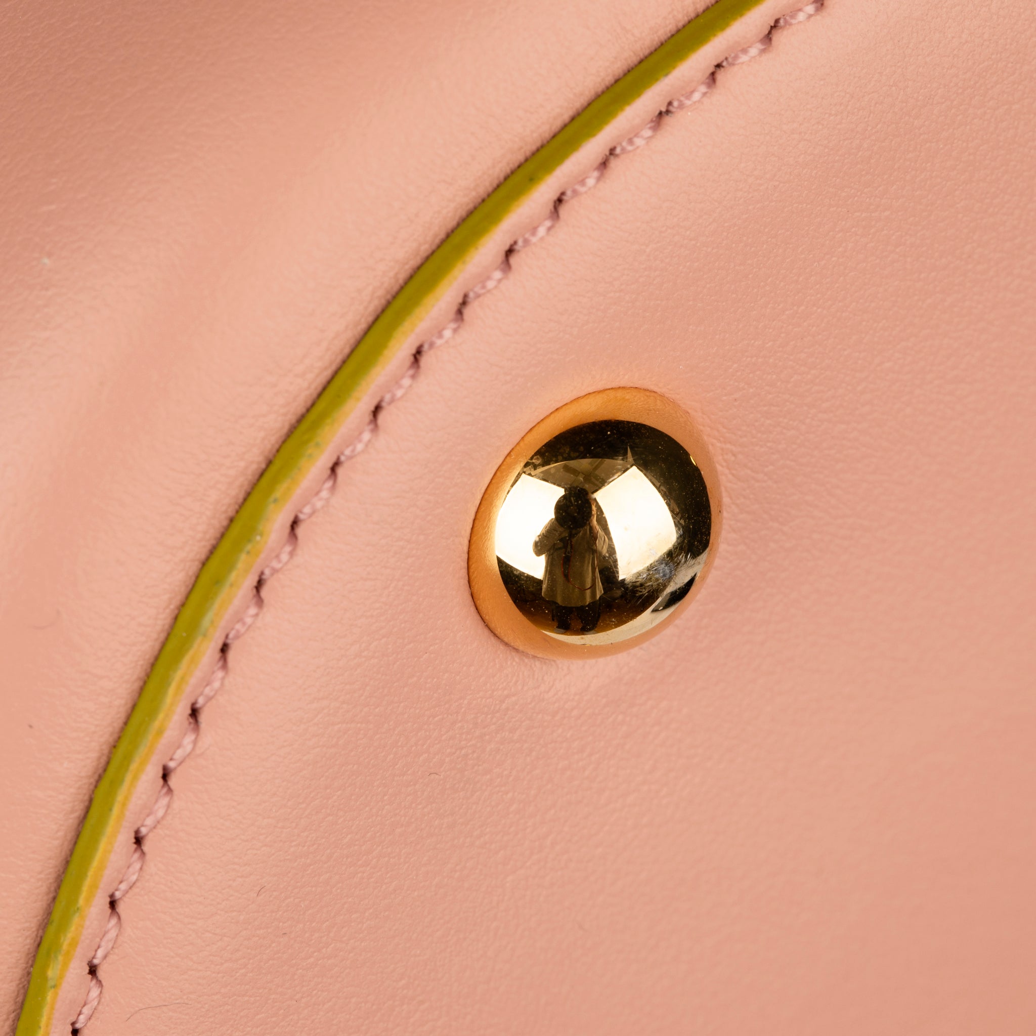 Marni Dusty Pink Pannier Bucket Bag with Acetate Top Handle and Detachable Pouch