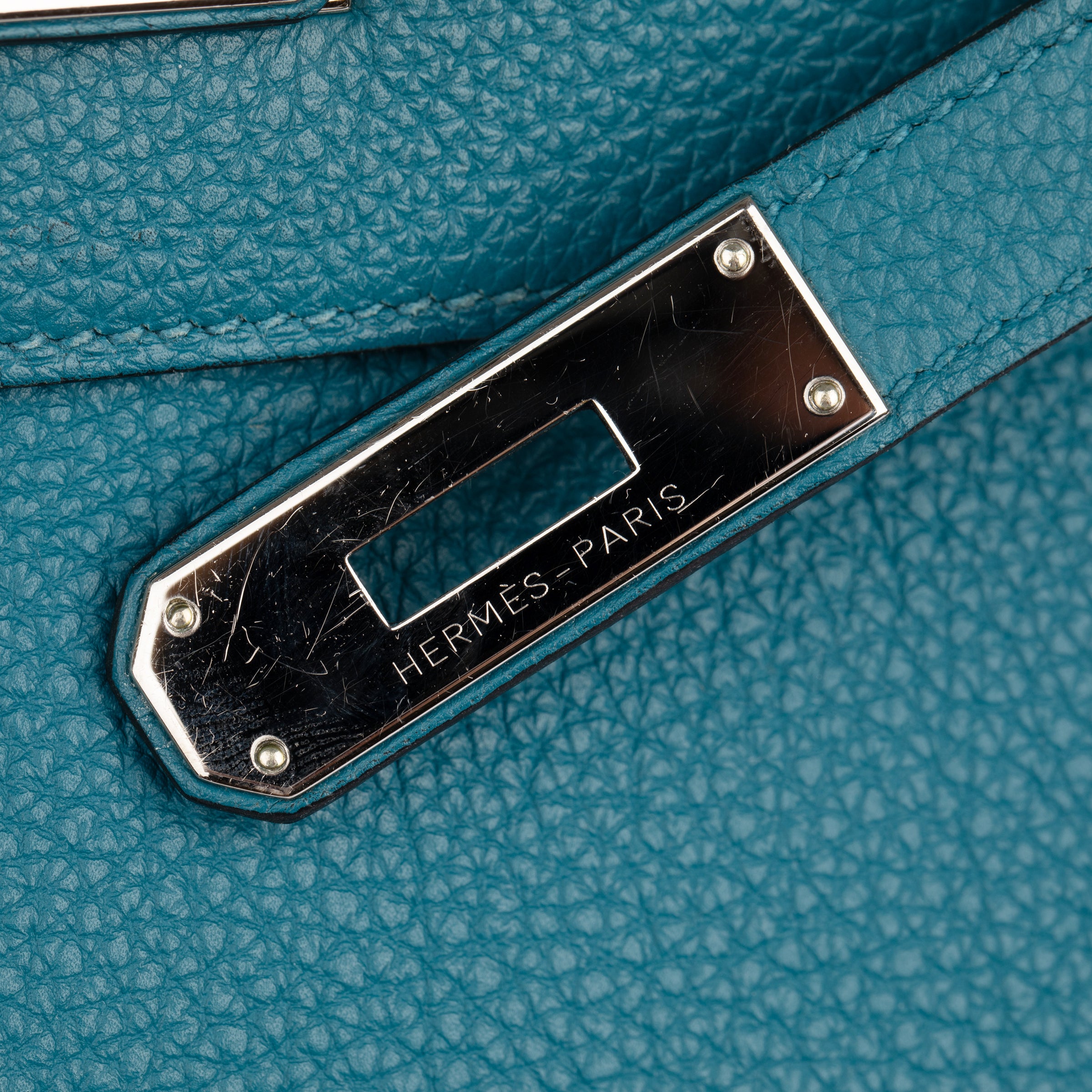 Hermes Kelly 28cm Cobalt Togo Leather Palladium Hardware