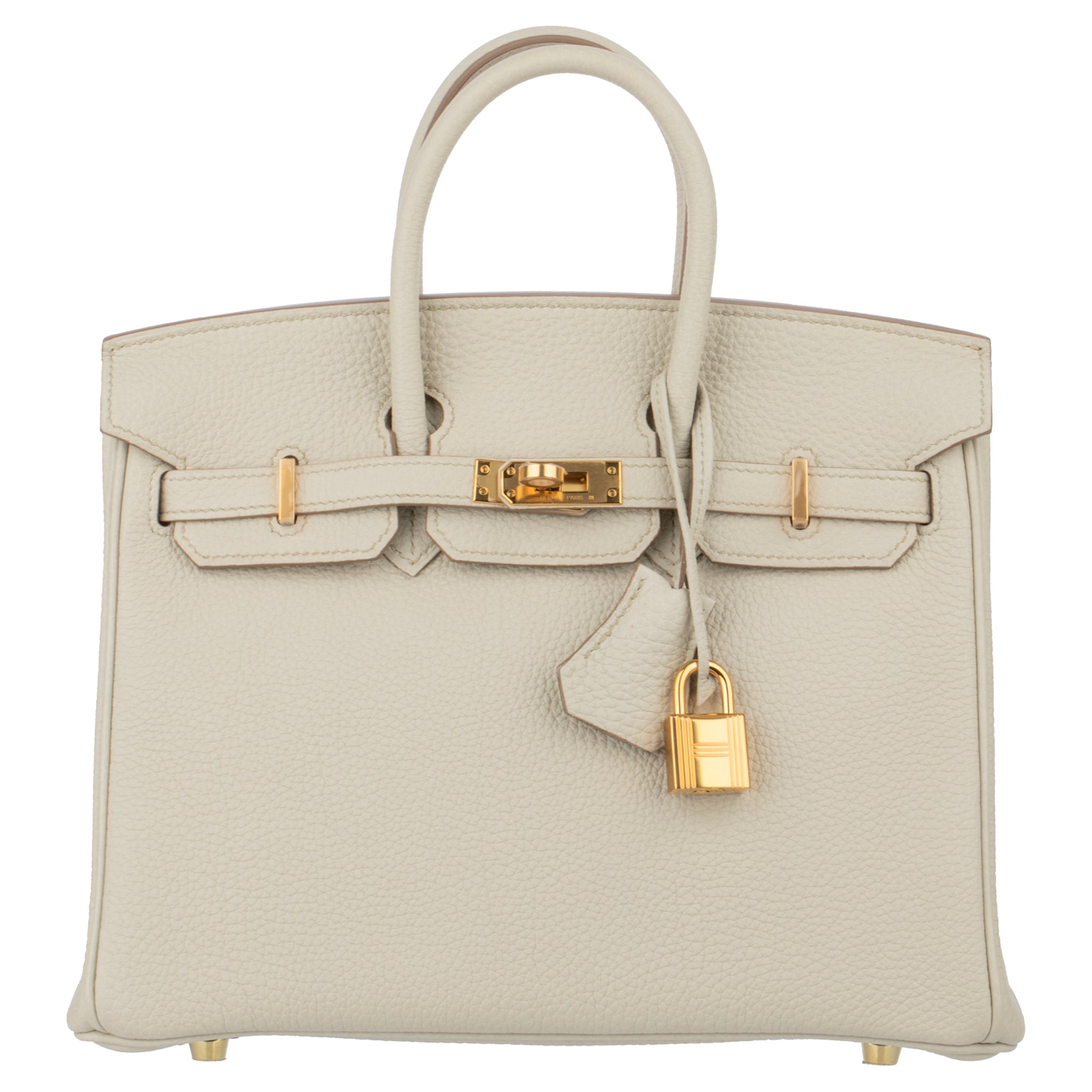 Hermes Birkin 25cm Beton Togo Leather Gold Hardware