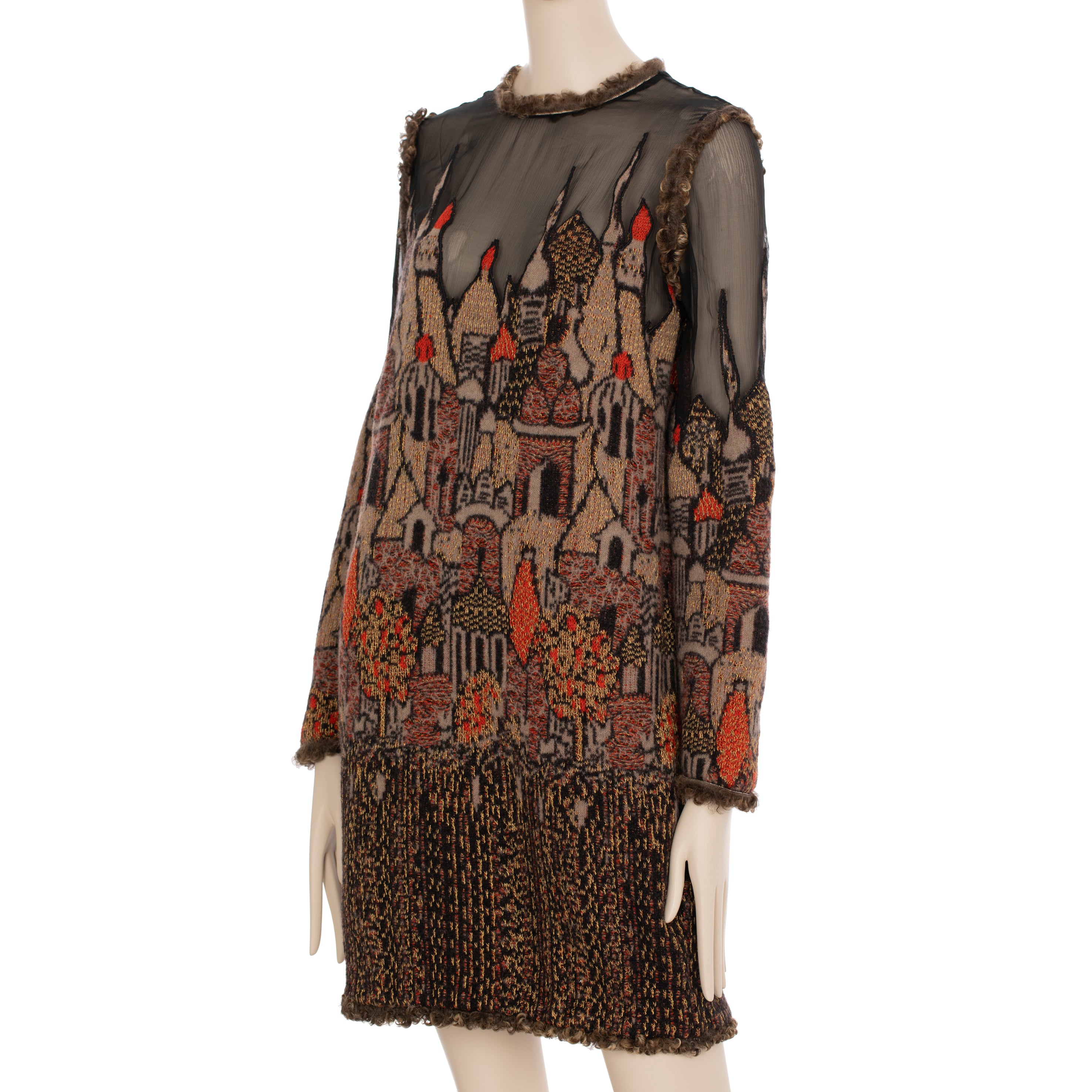 Chanel Metiers D'Art Moscow Dress 38 FR