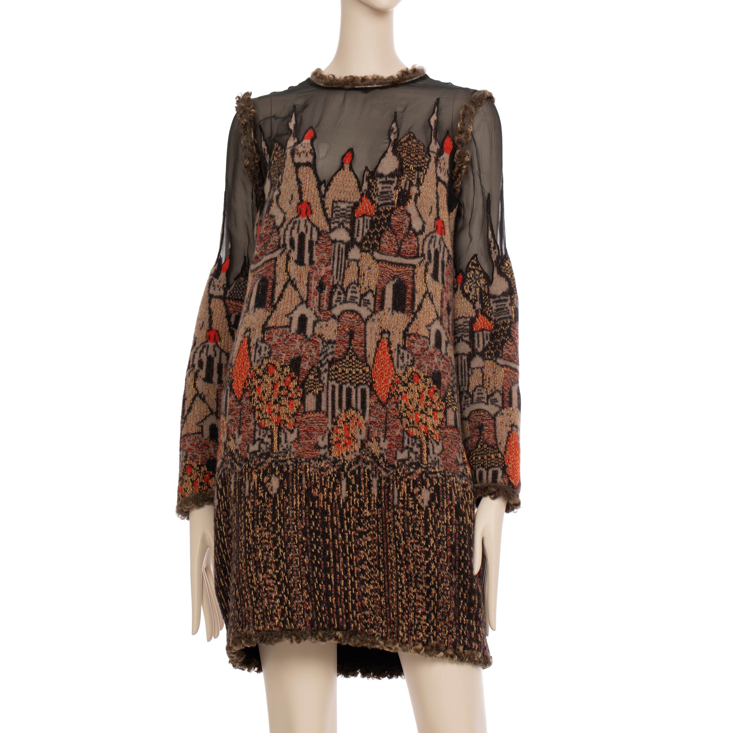Chanel Metiers D'Art Moscow Dress 38 FR