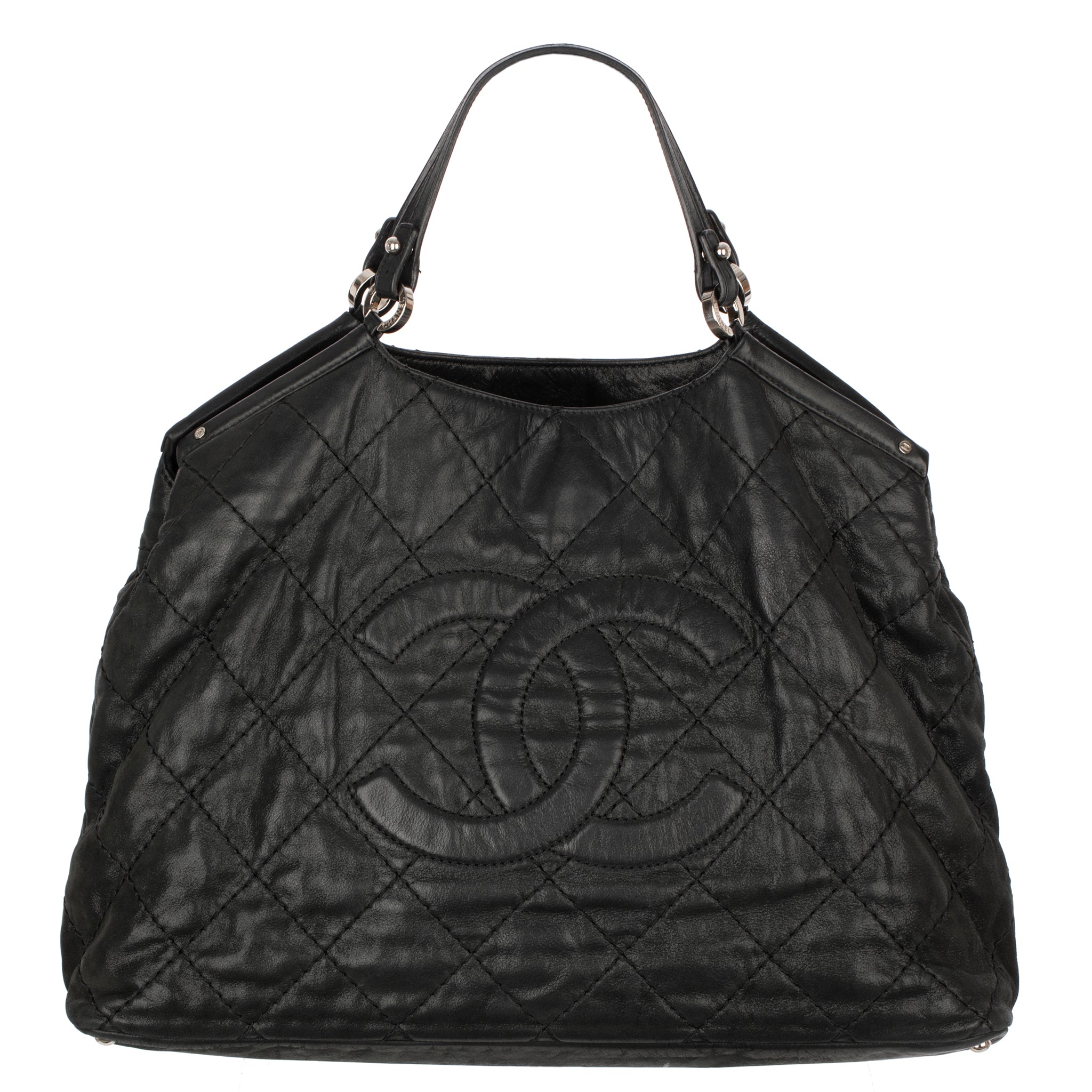 Chanel Iridescent CC Sea Hit Tote Bag Black