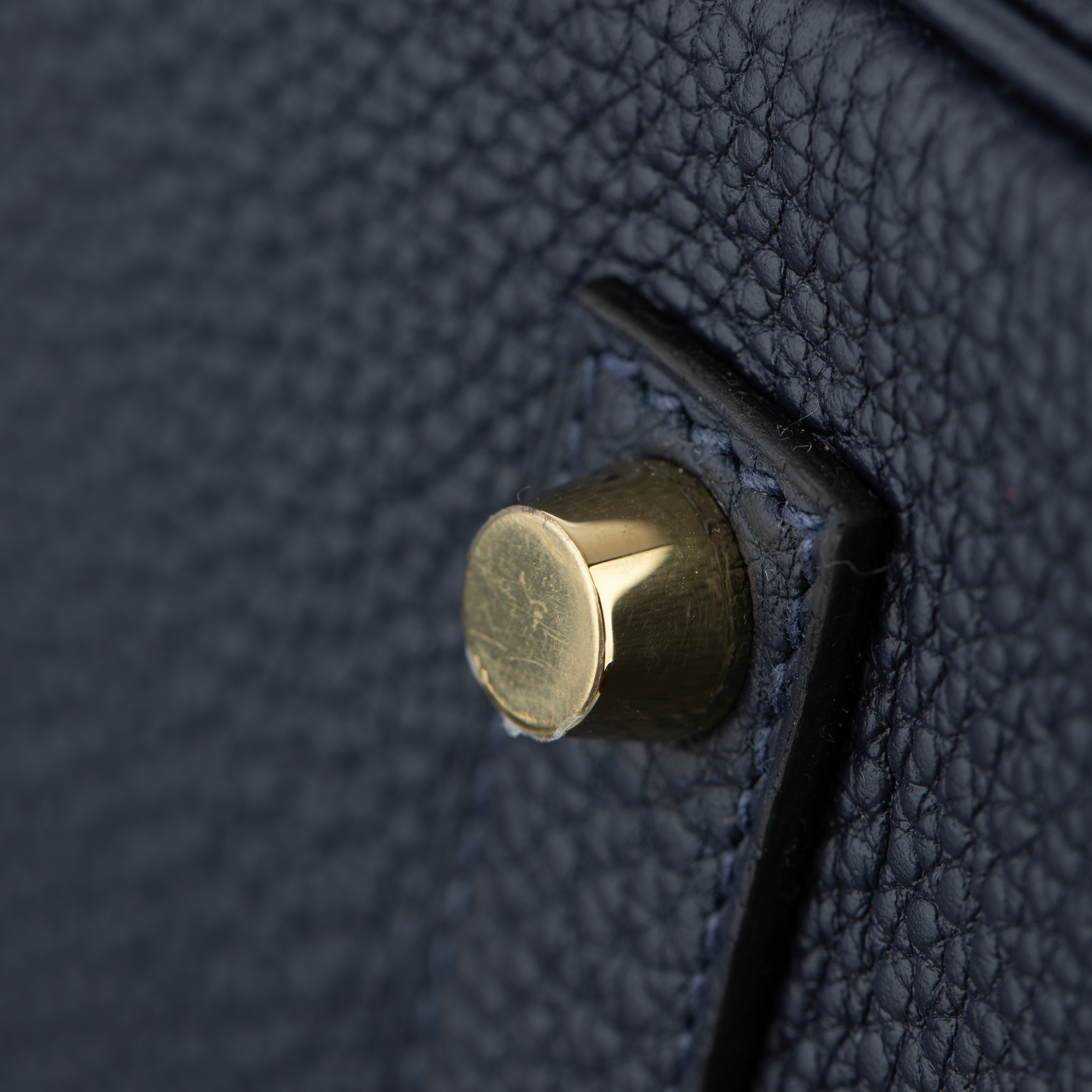 Hermes Birkin 35cm Blue Nuit Togo Leather Gold Hardware