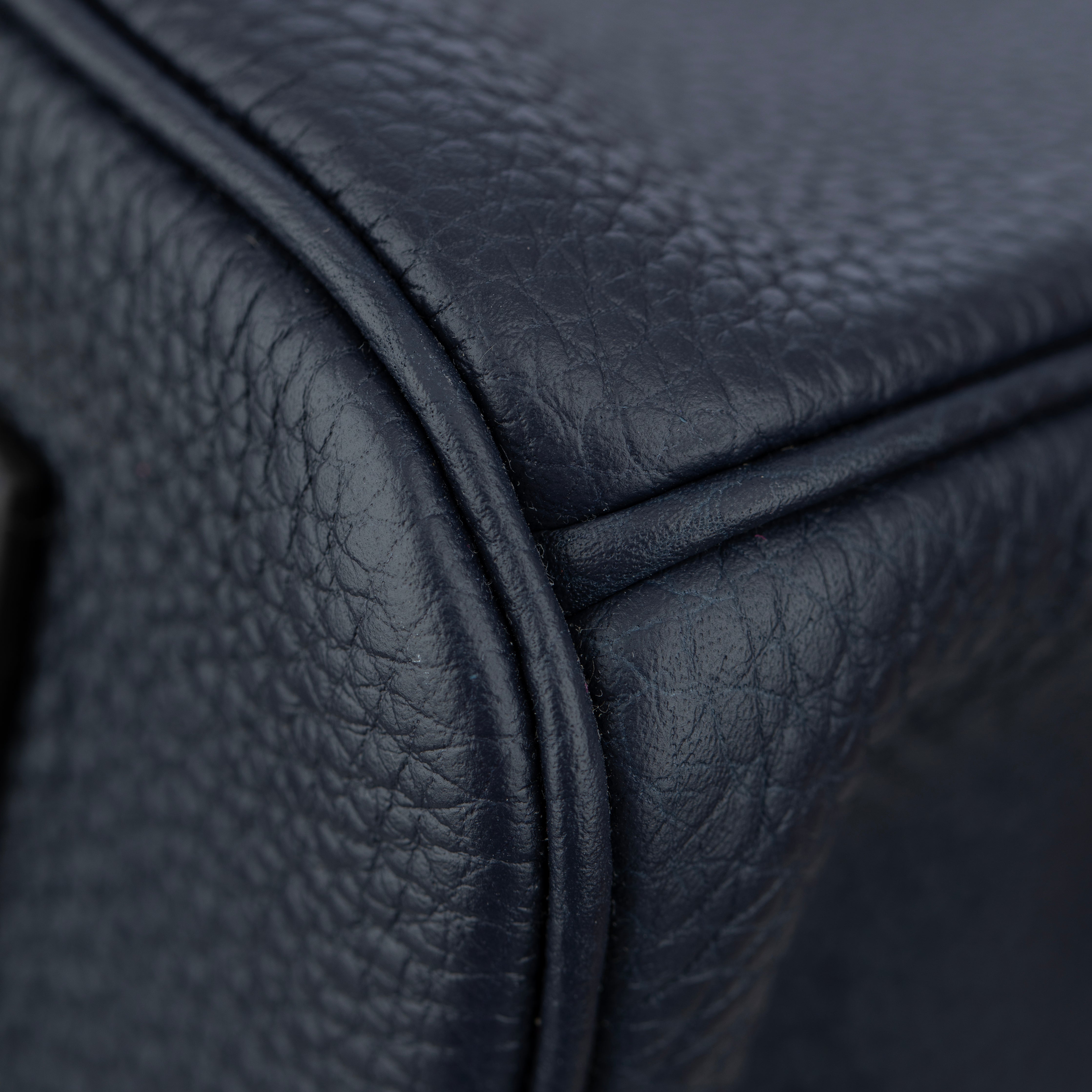 Hermes Birkin 35cm Blue Nuit Togo Leather Gold Hardware