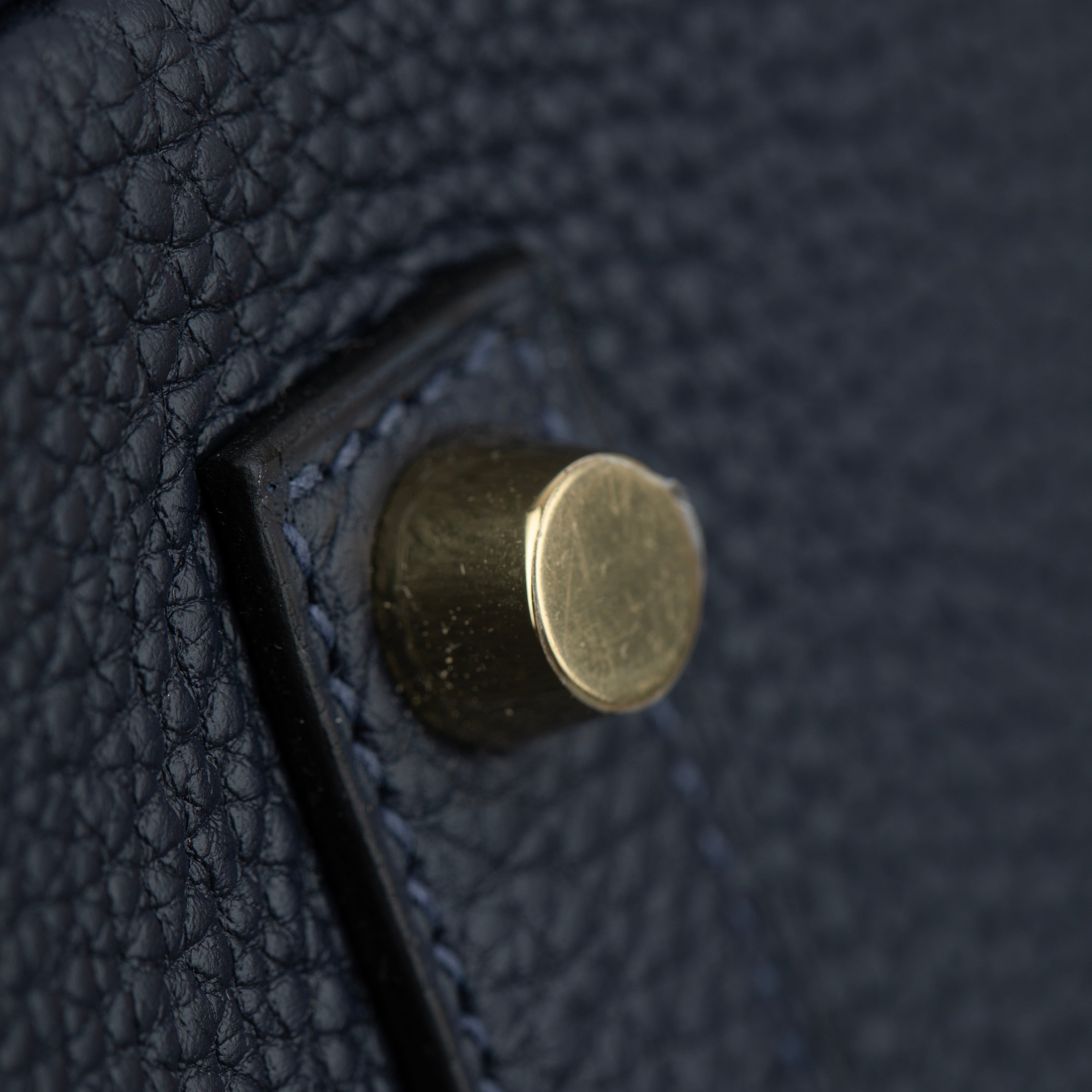 Hermes Birkin 35cm Blue Nuit Togo Leather Gold Hardware