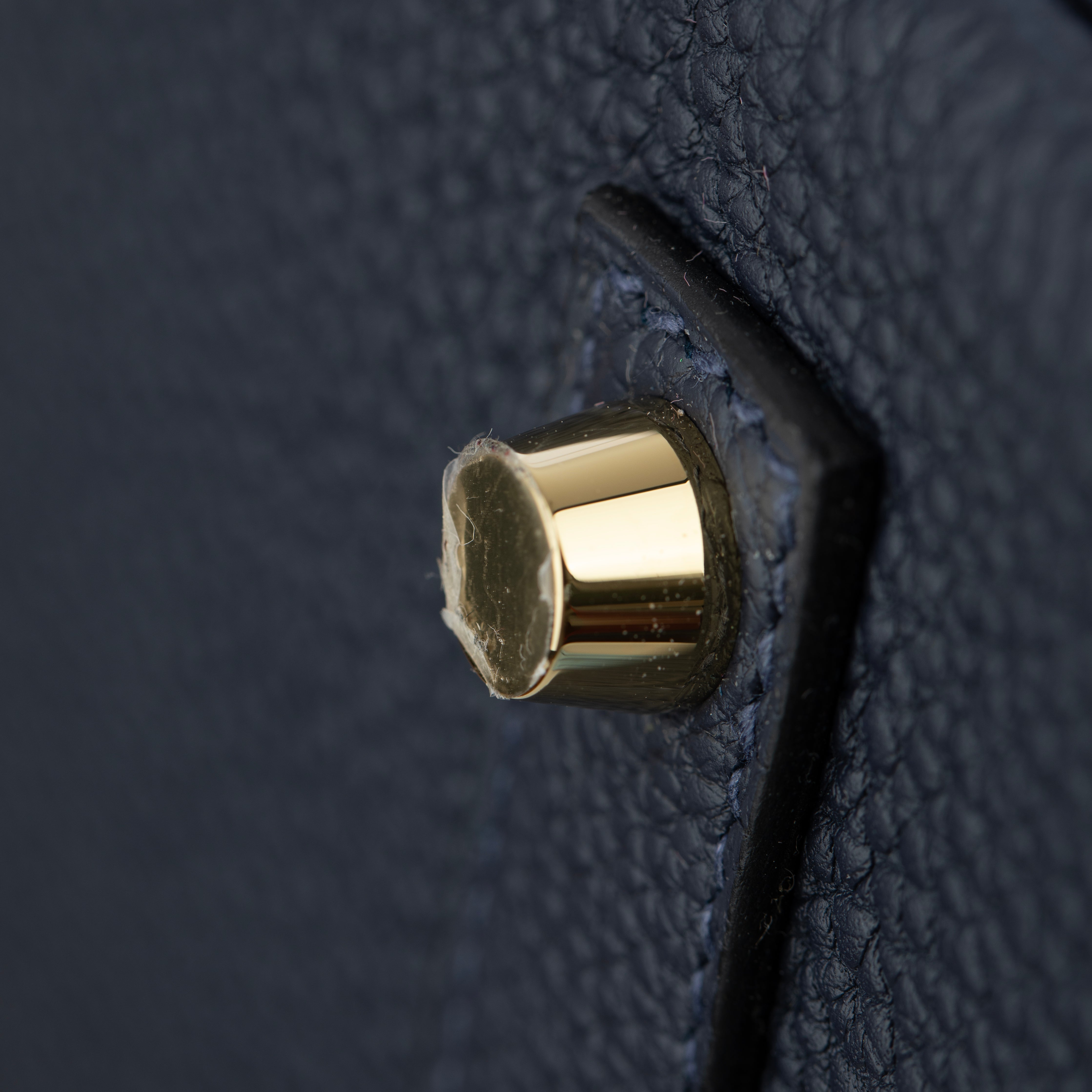 Hermes Birkin 35cm Blue Nuit Togo Leather Gold Hardware