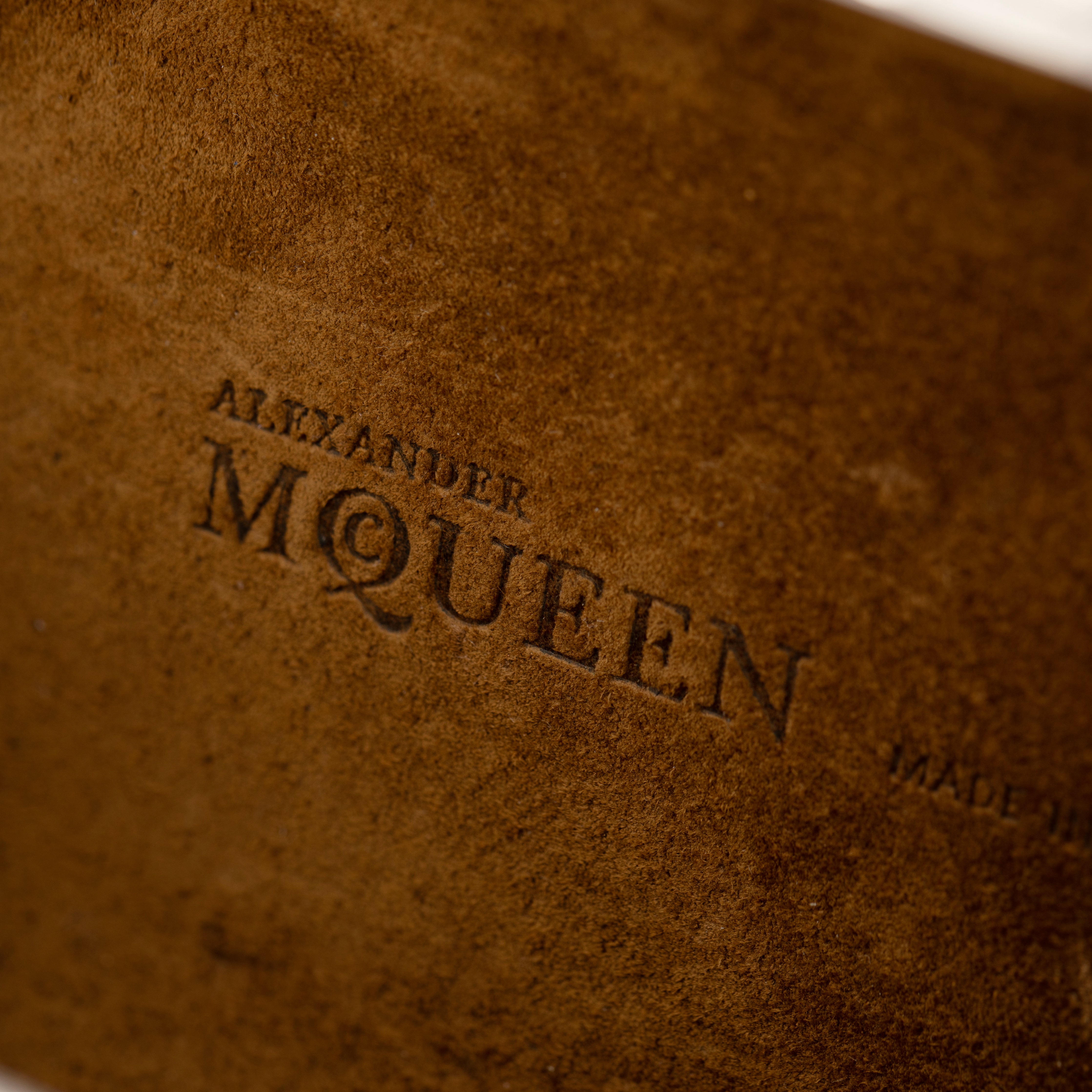 Alexander McQueen Black Gloss Leather Skull Clutch