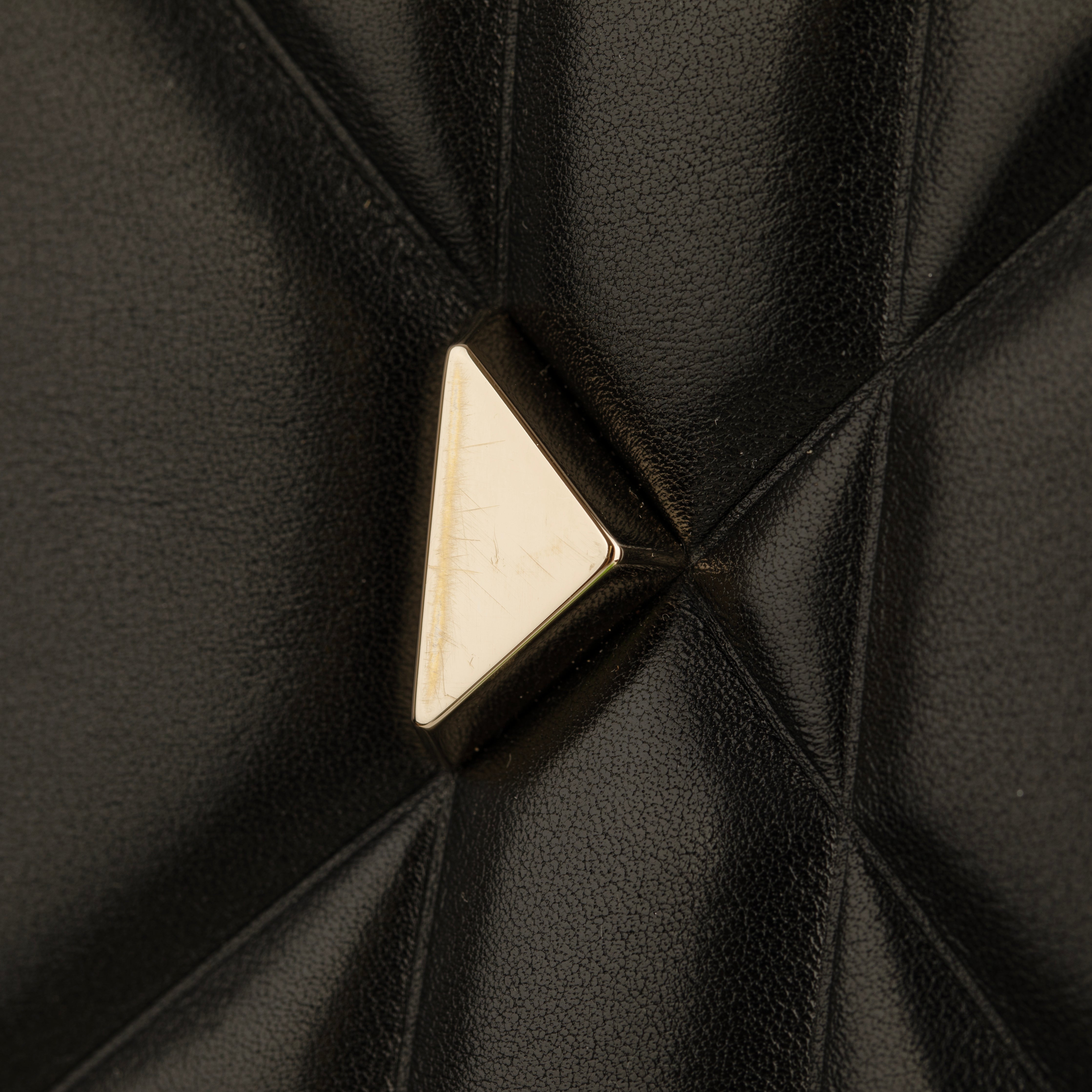 Christian Dior Lady 95.22 Medium Top Handle Bag in Black Cannage Lambskin with Gold Hardware