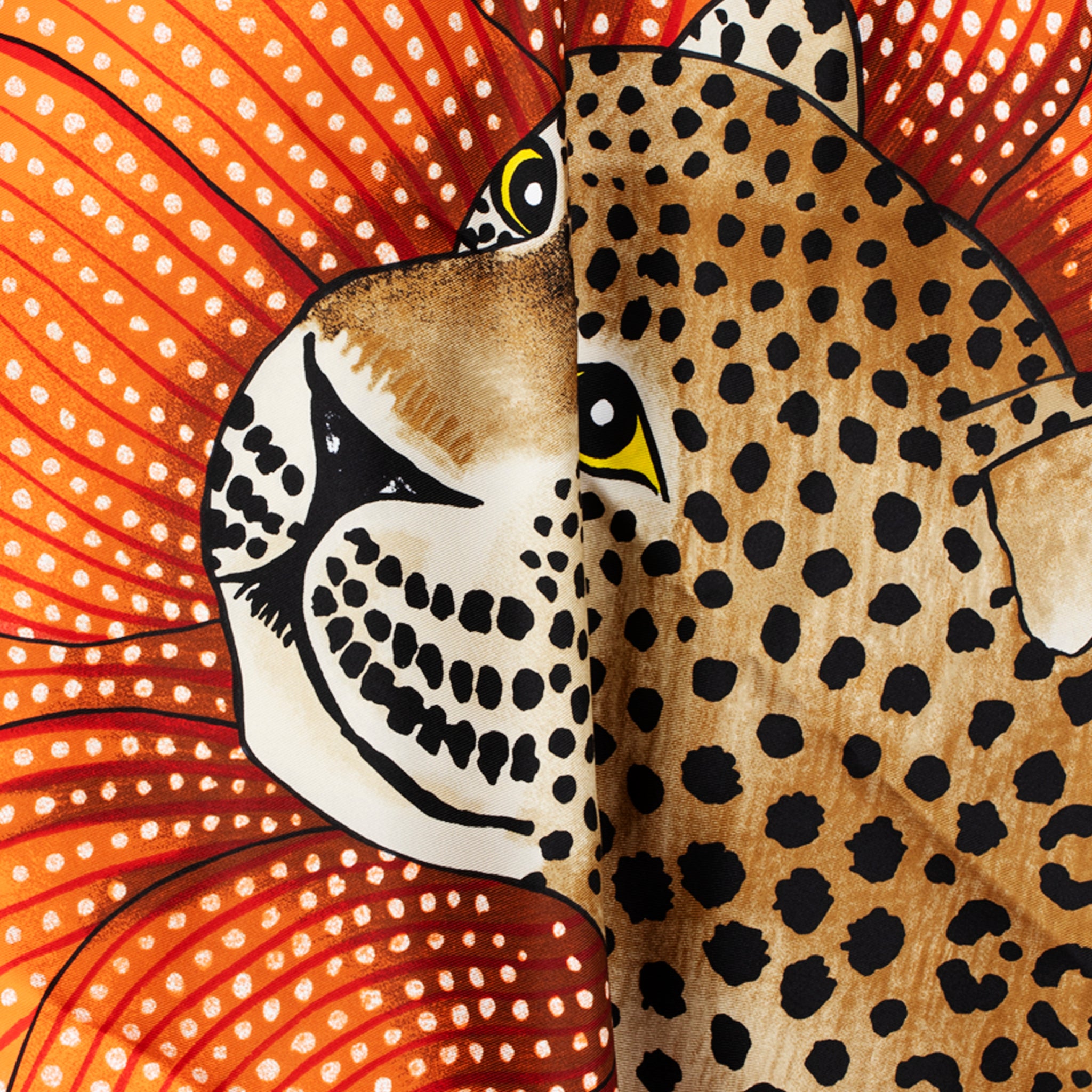 Hermès ‘Jaguar Quetzal’ Silk Scarf Dress – One-Shoulder Pareo with Leather Strap