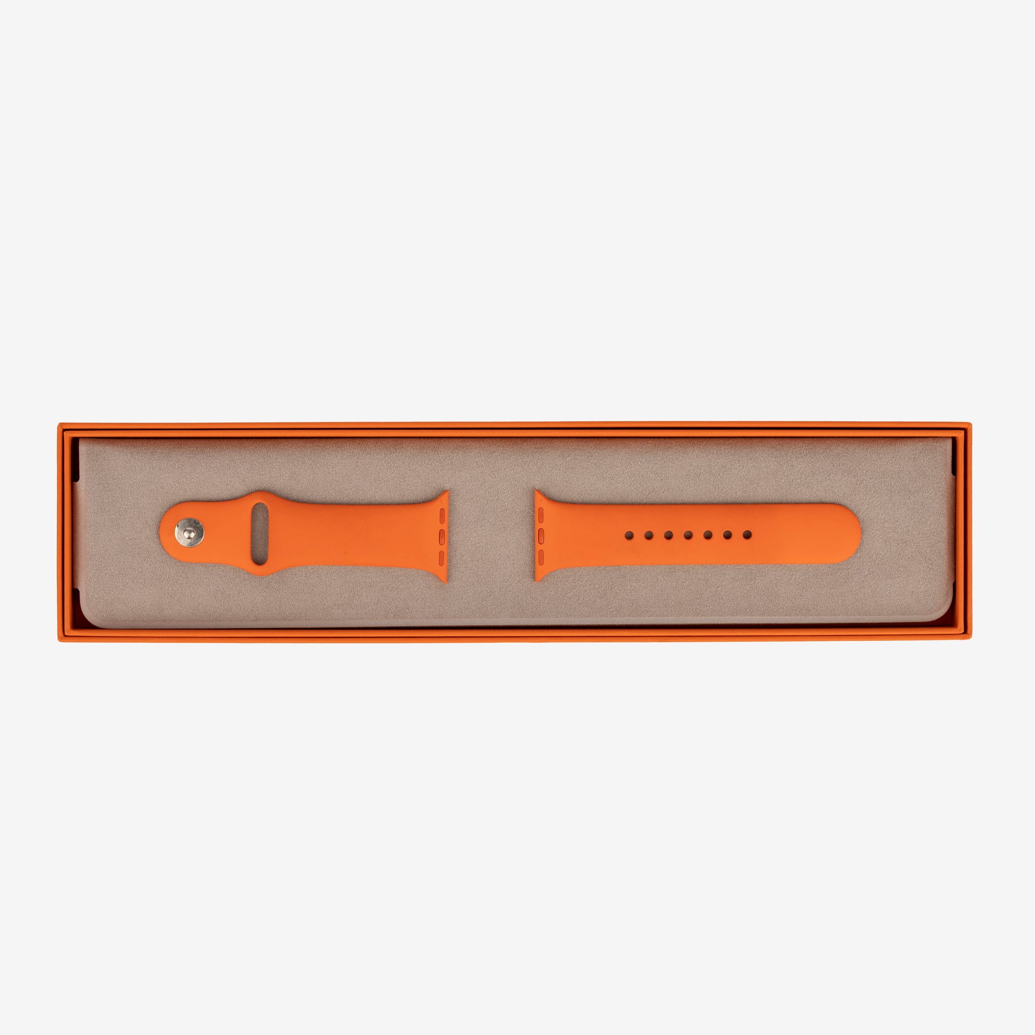 Hermès Band Apple Watch 40 mm Orange Rubber