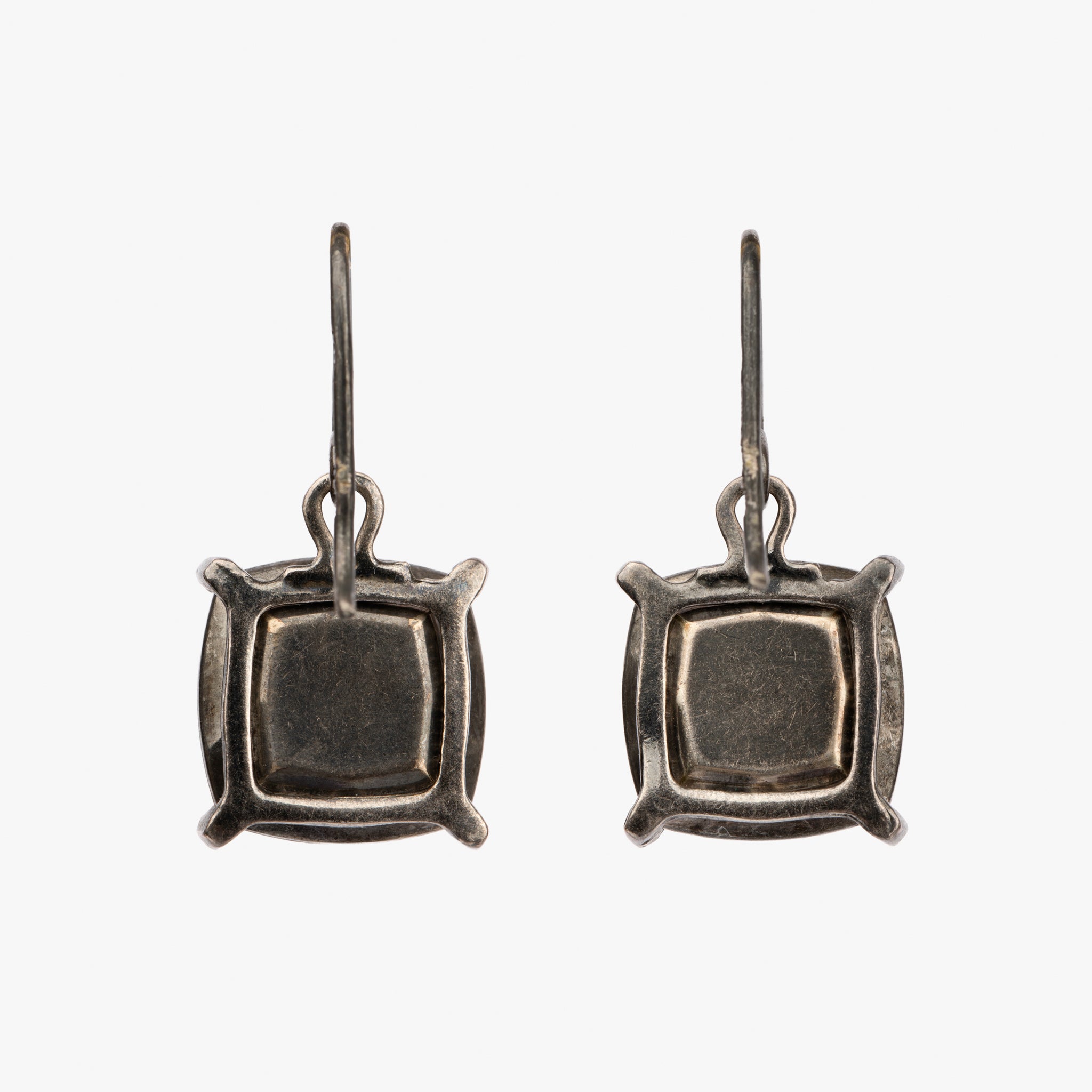 Bottega Veneta Antique Silver-Tone Drop Earrings