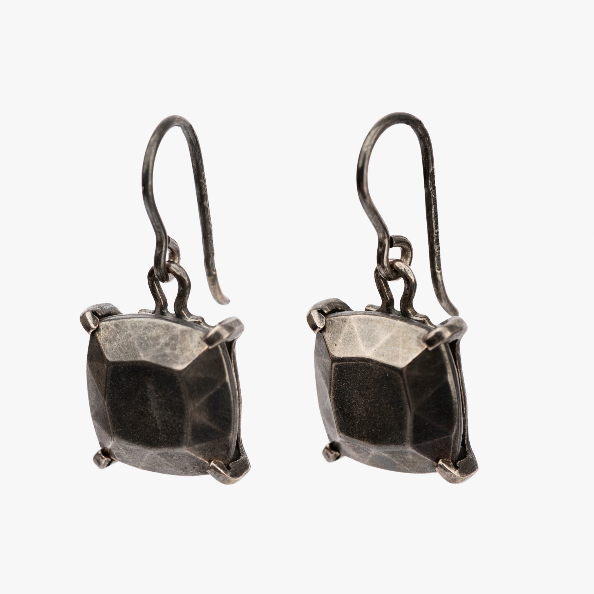 Bottega Veneta Antique Silver-Tone Drop Earrings