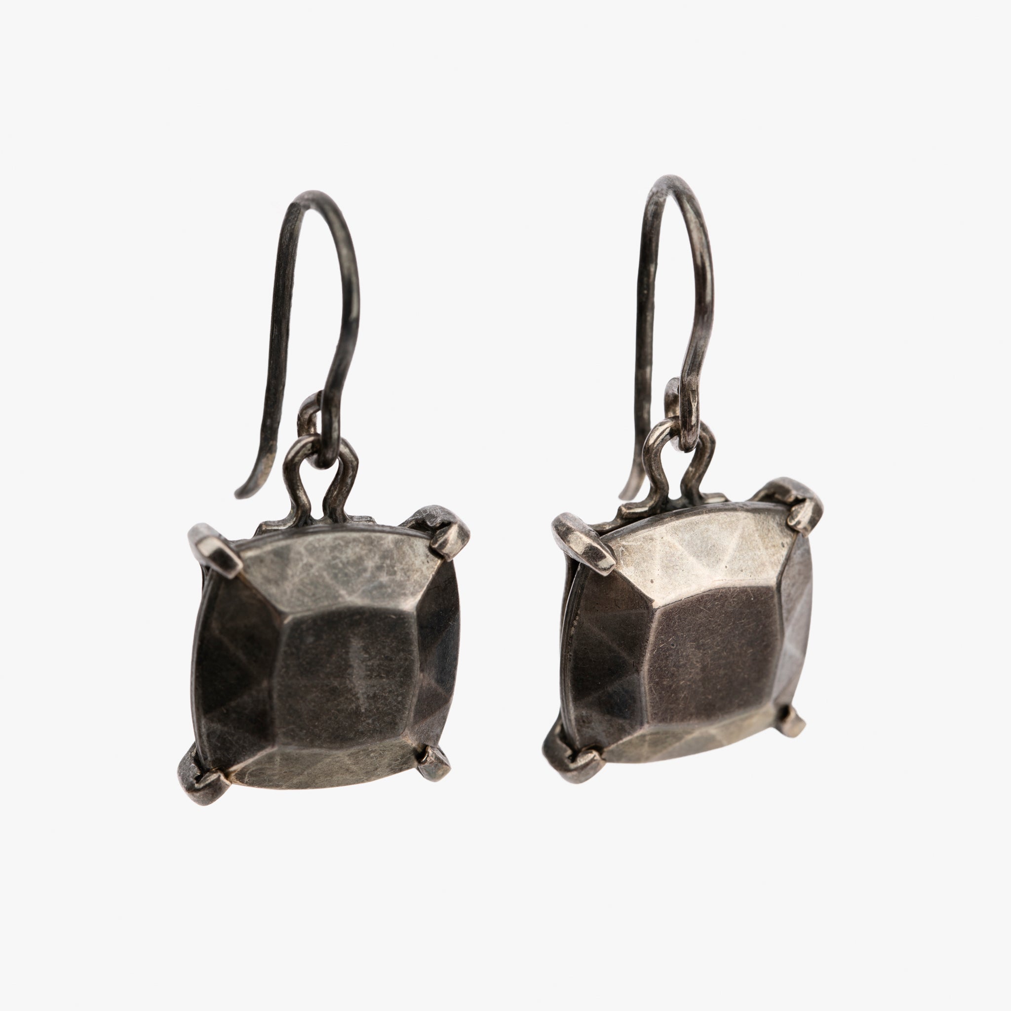 Bottega Veneta Antique Silver-Tone Drop Earrings