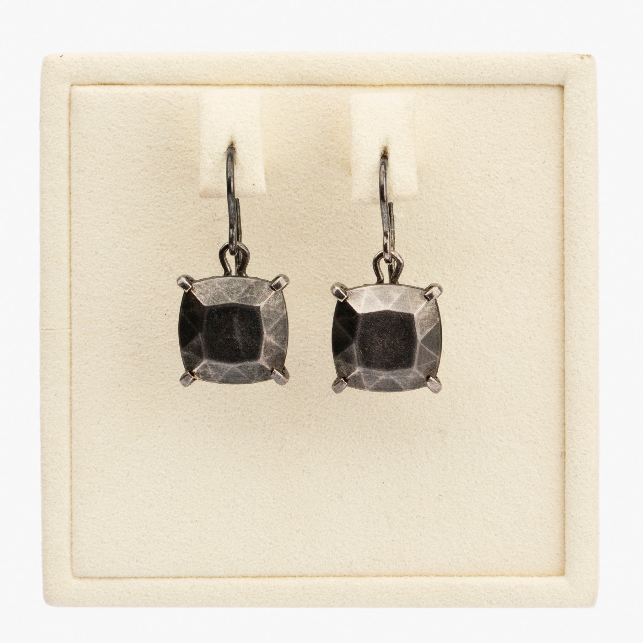 Bottega Veneta Antique Silver-Tone Drop Earrings