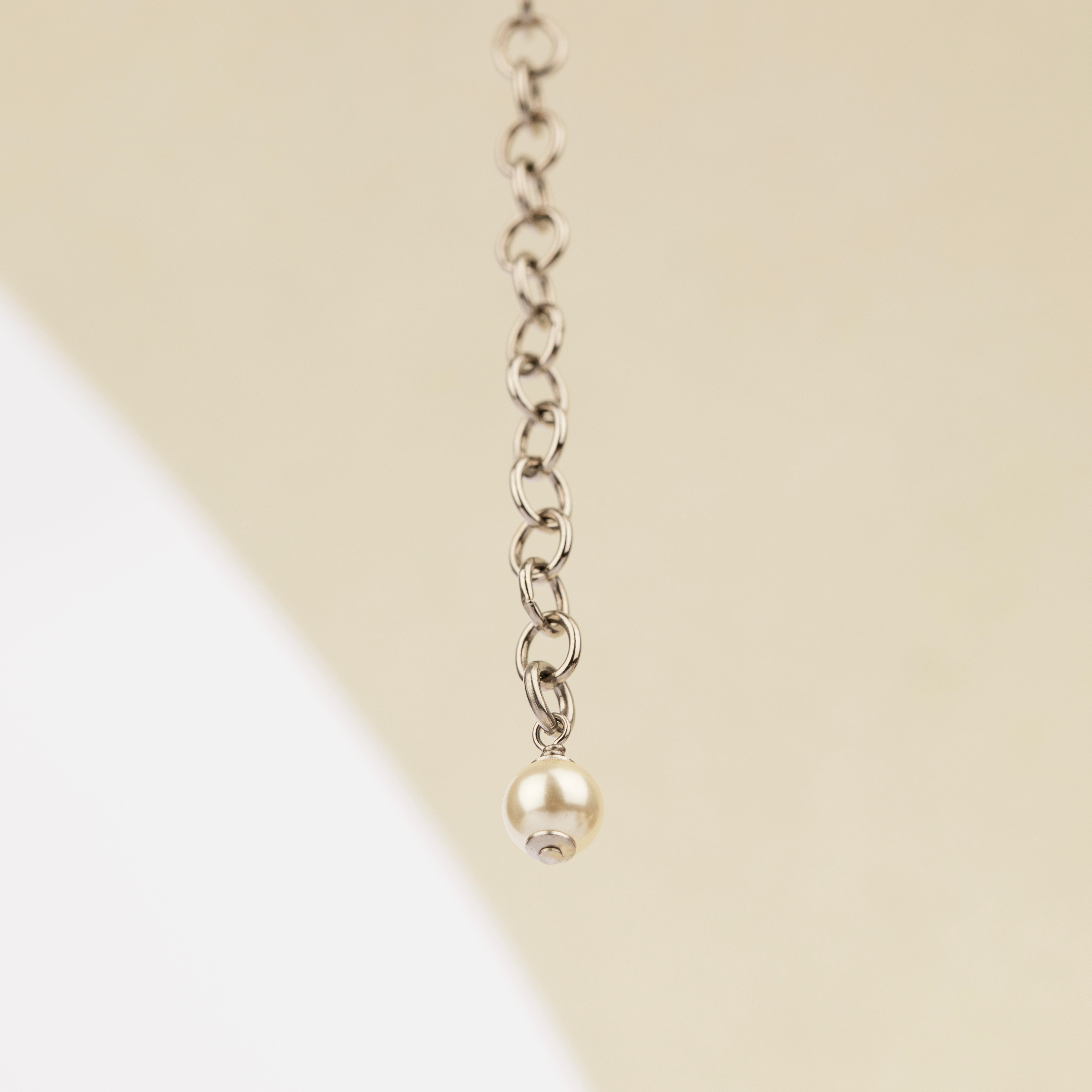 Chanel Faux Pearl and Crystal Silver Tone CC 94cm Long Necklace – 2017 Collection