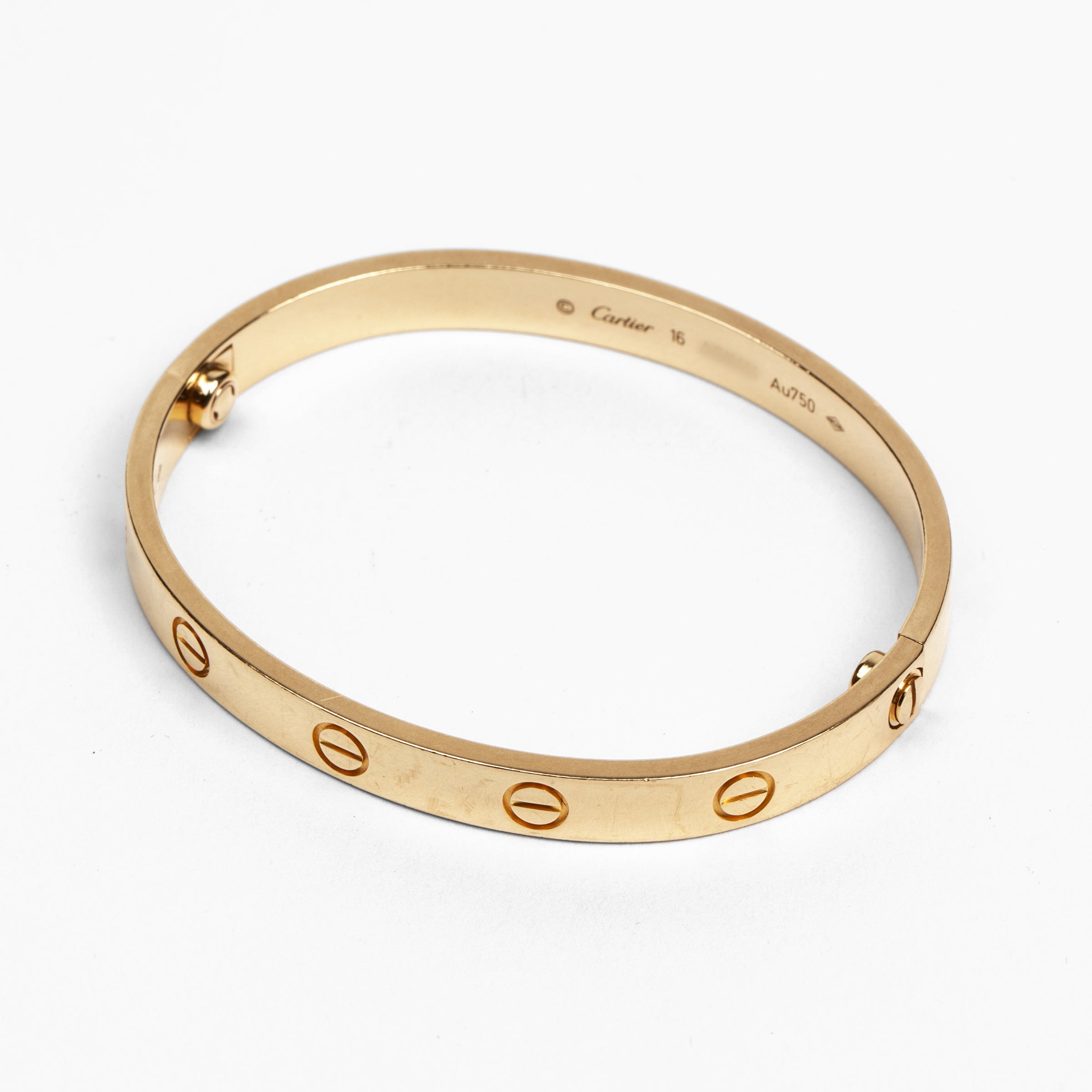 Cartier Love Bracelet in Yellow Gold - Size 16