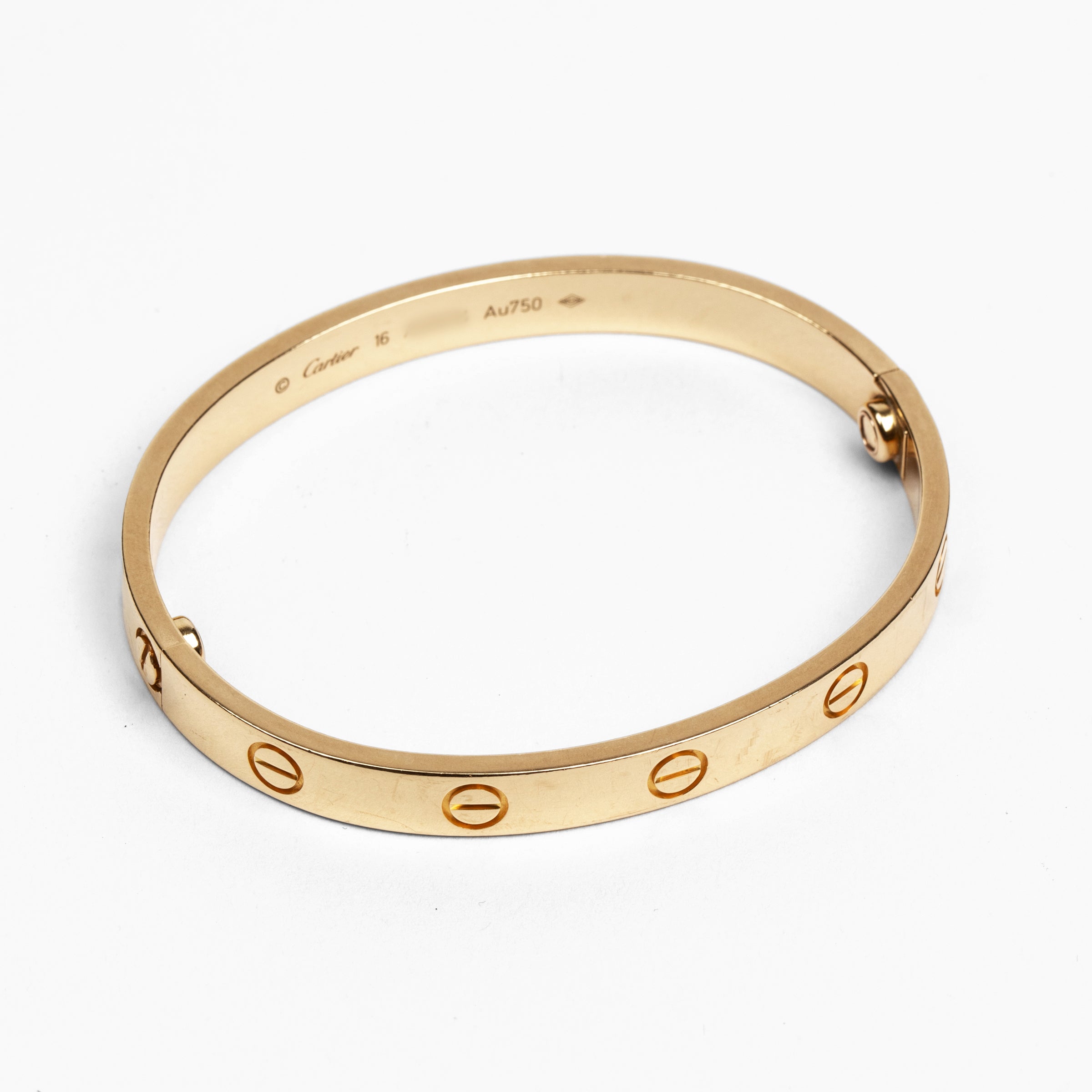 Cartier Love Bracelet in Yellow Gold - Size 16