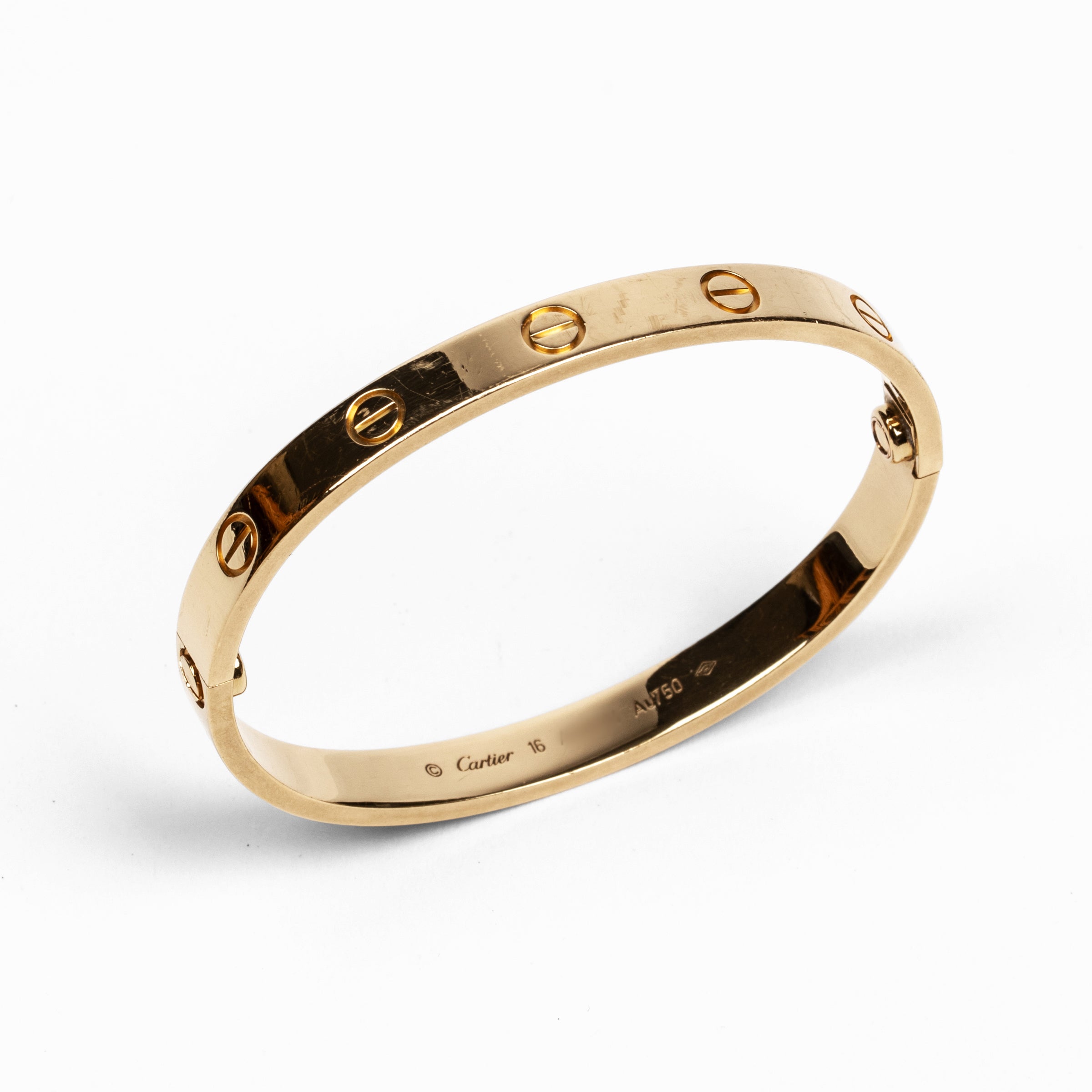 Cartier Love Bracelet in Yellow Gold - Size 16