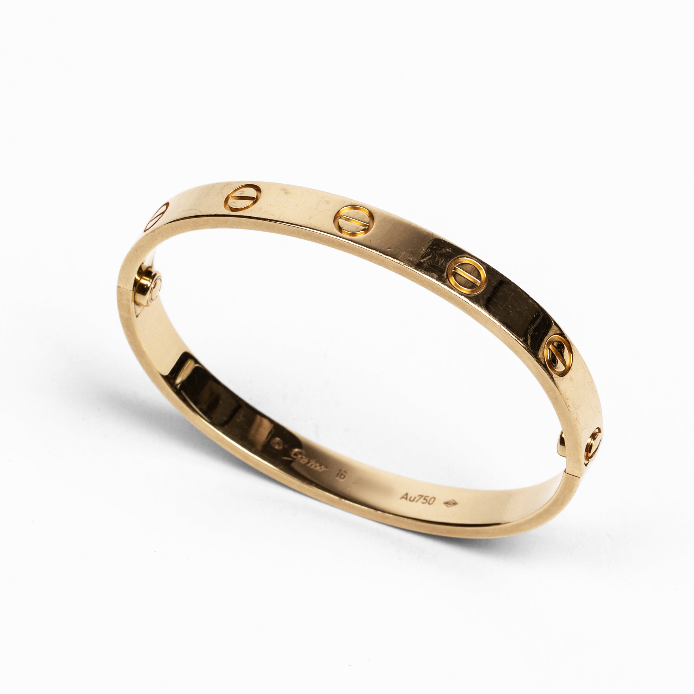 Cartier Love Bracelet in Yellow Gold - Size 16