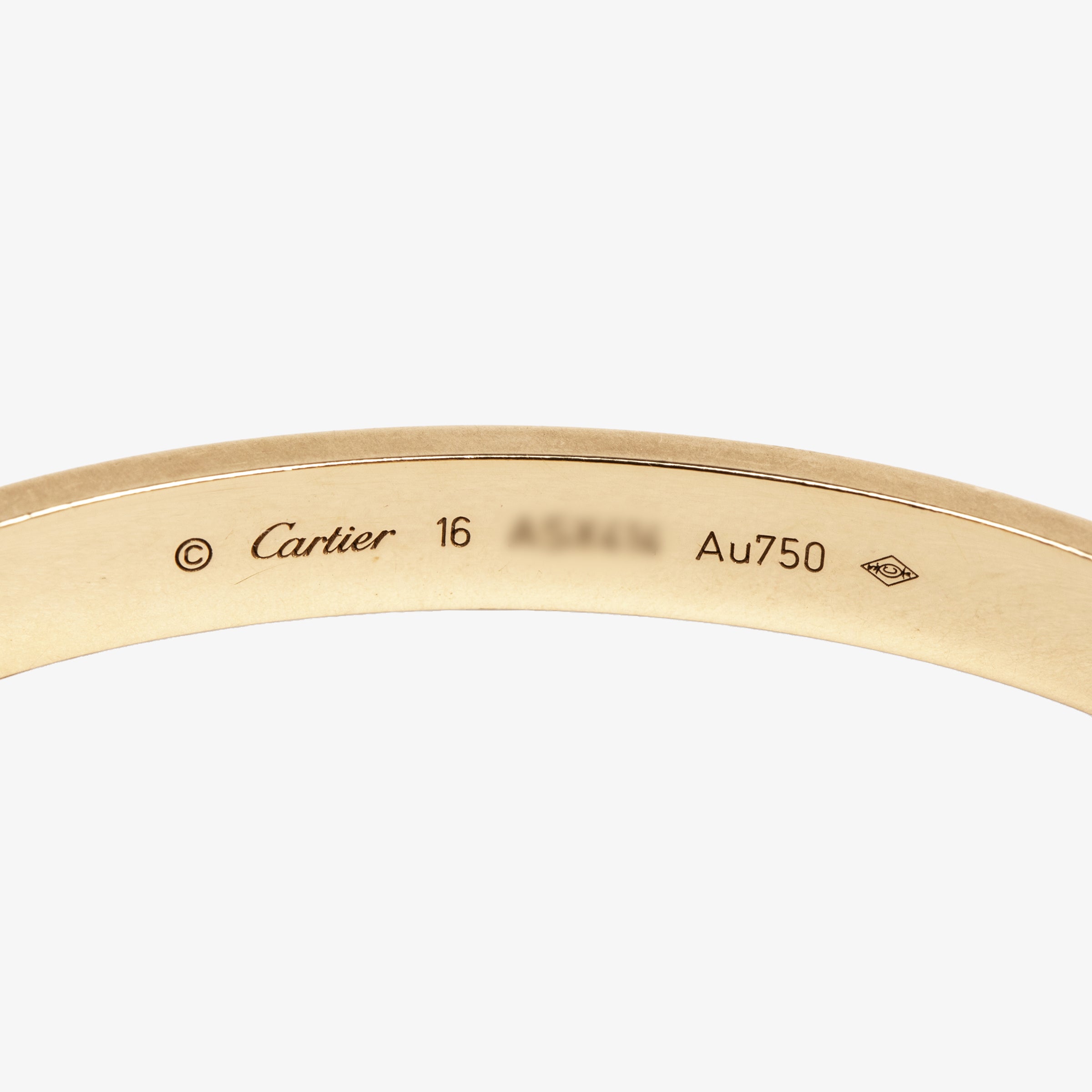 Cartier Love Bracelet in Yellow Gold - Size 16
