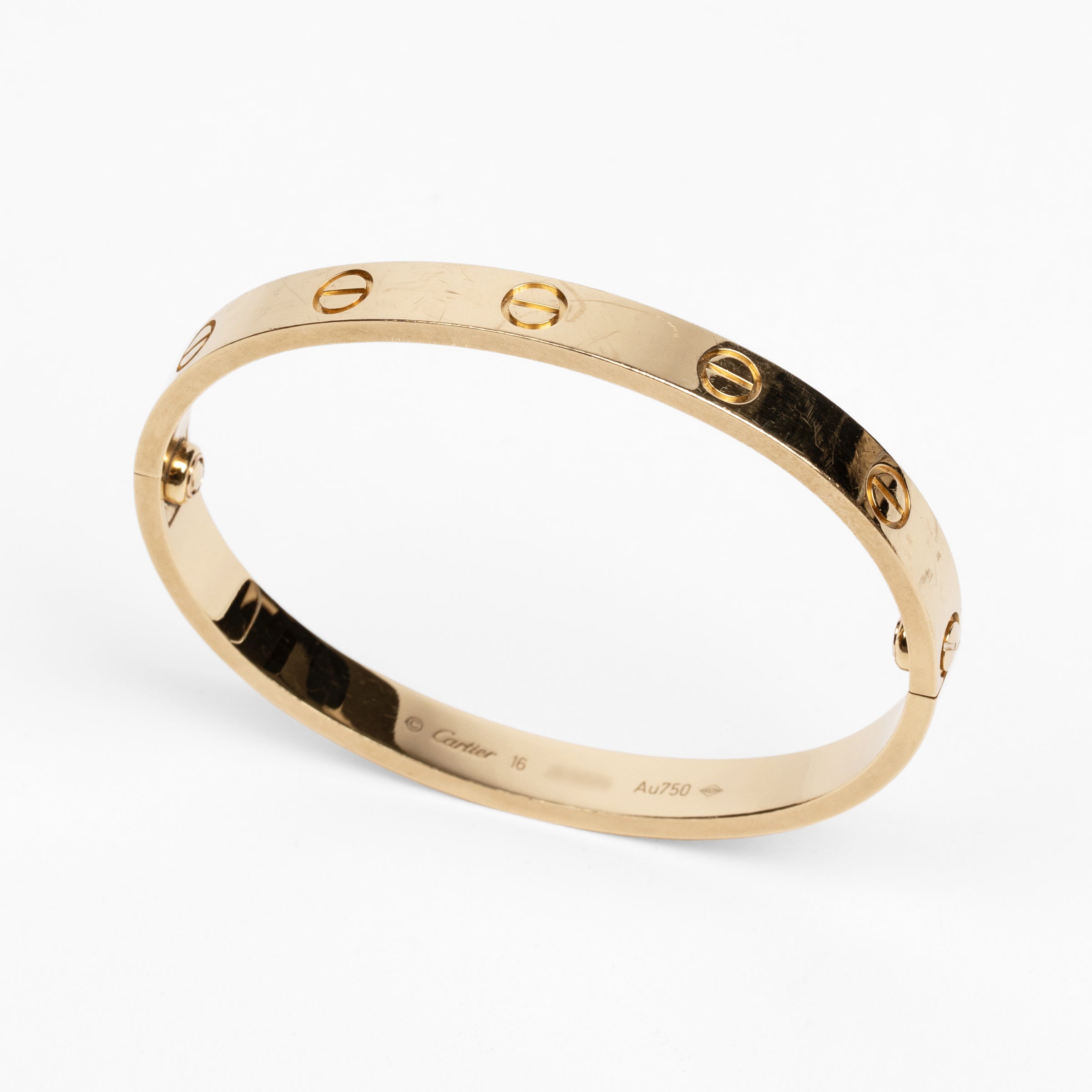 Cartier Love Bracelet in Yellow Gold - Size 16