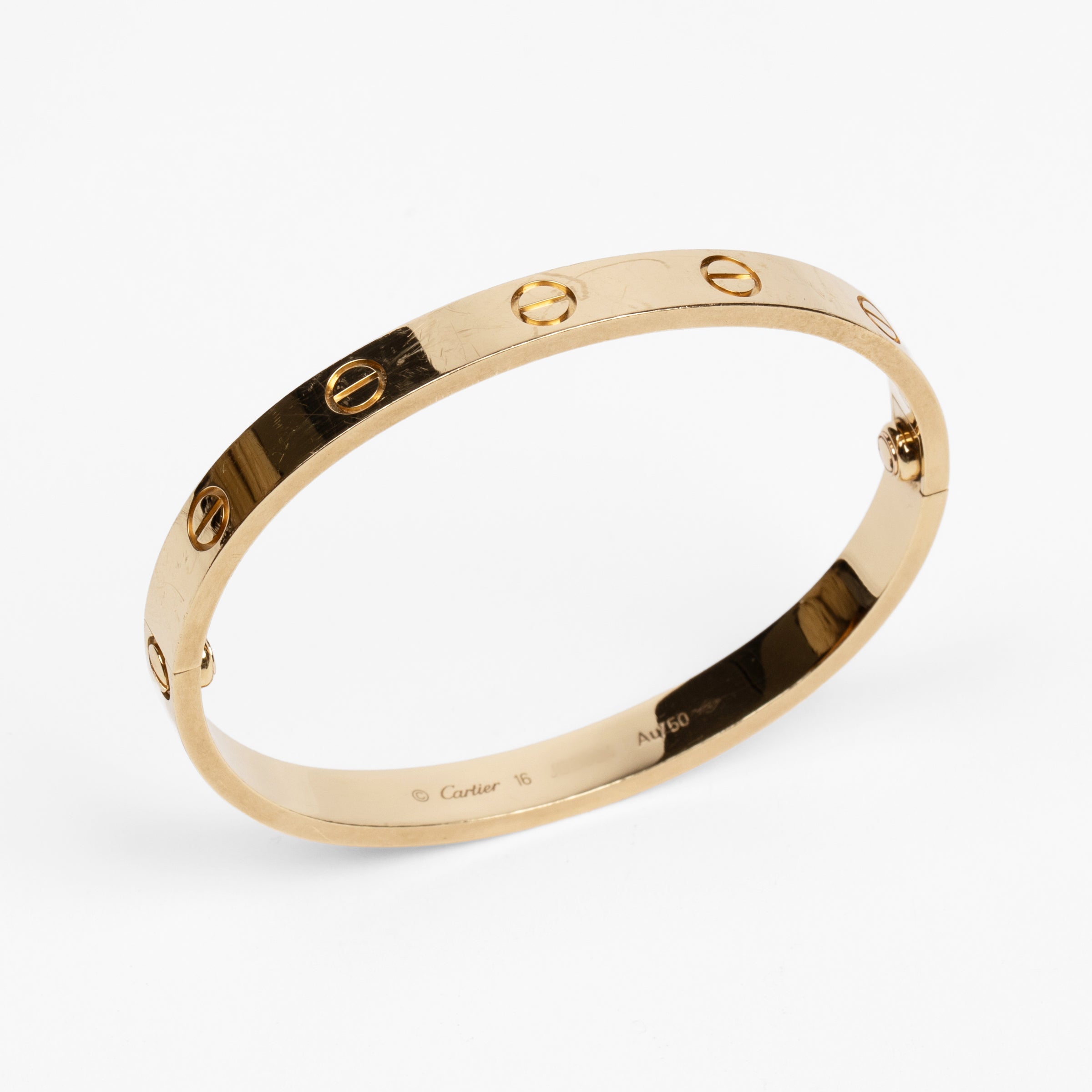 Cartier Love Bracelet in Yellow Gold - Size 16