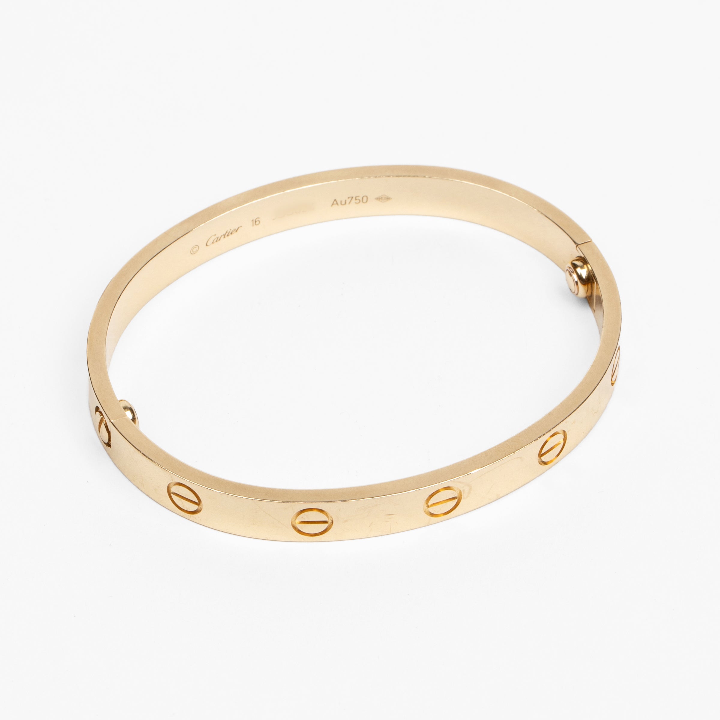 Cartier Love Bracelet in Yellow Gold - Size 16