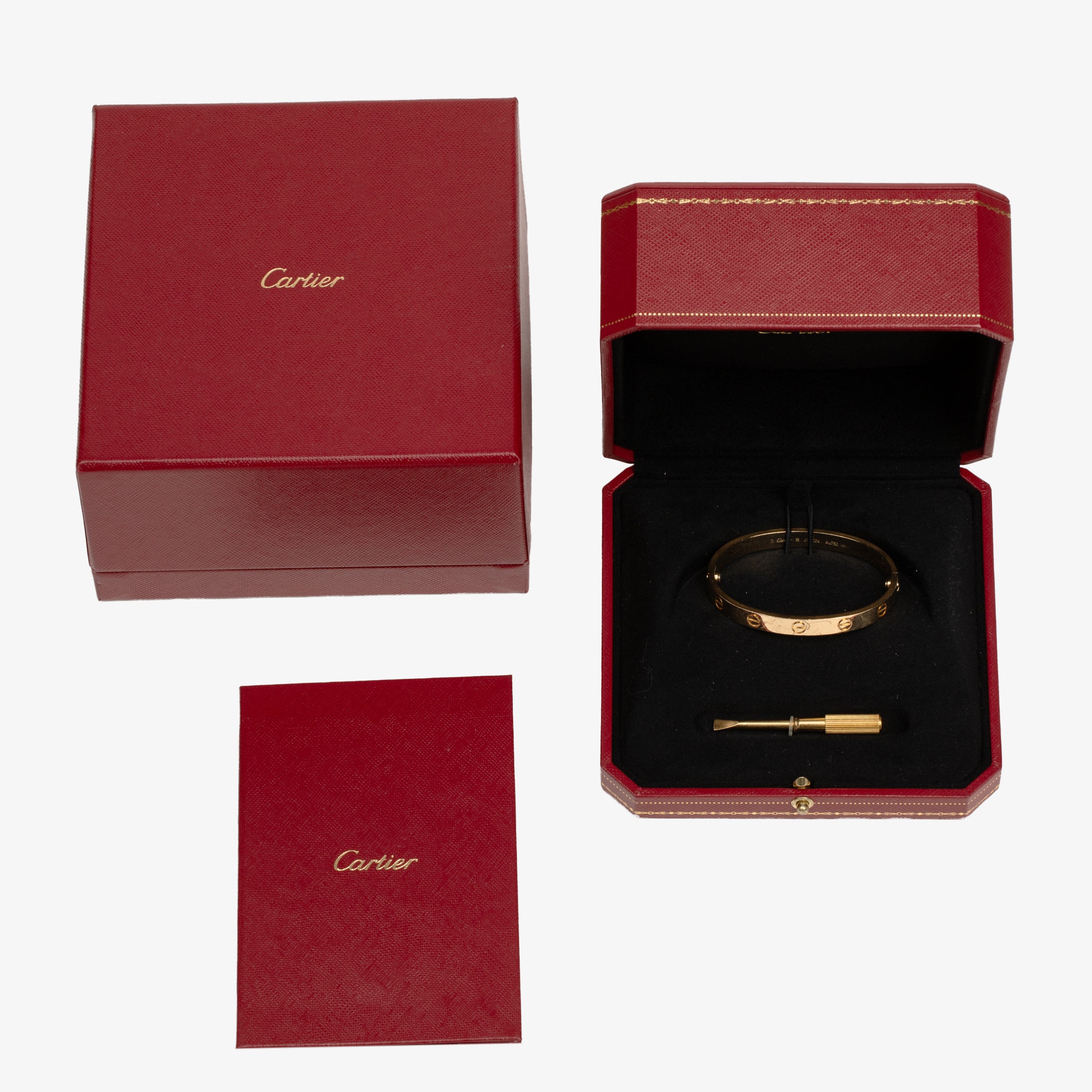 Cartier Love Bracelet in Yellow Gold - Size 16