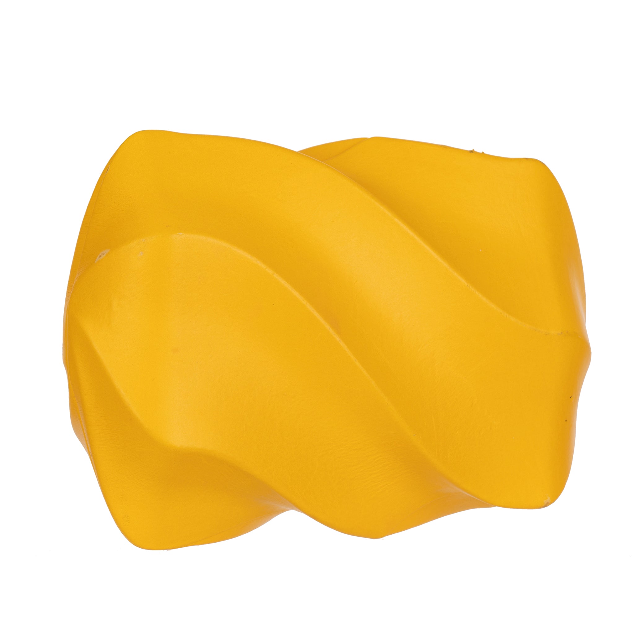 Bottega Veneta Yellow Whirl Spiral Clutch