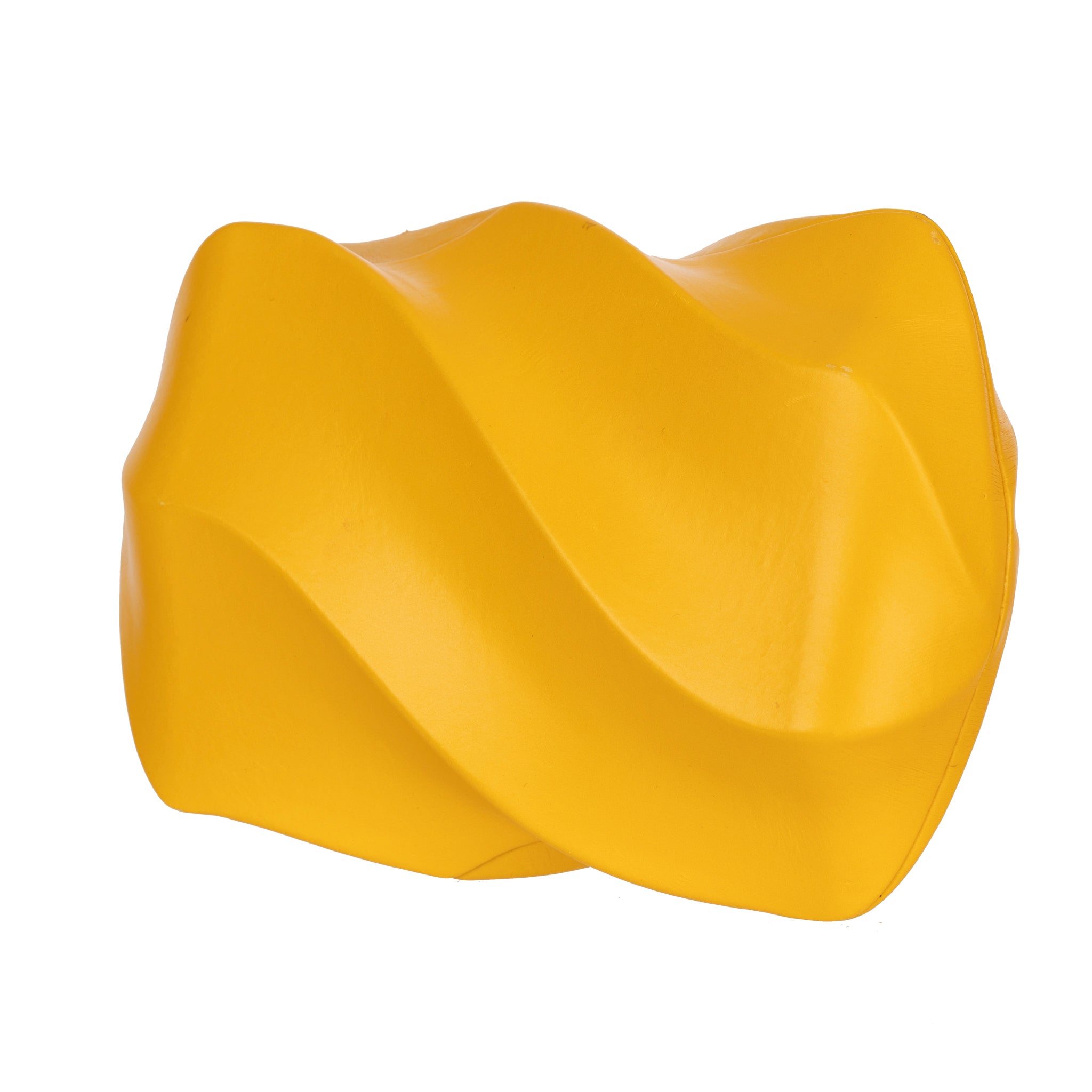 Bottega Veneta Yellow Whirl Spiral Clutch