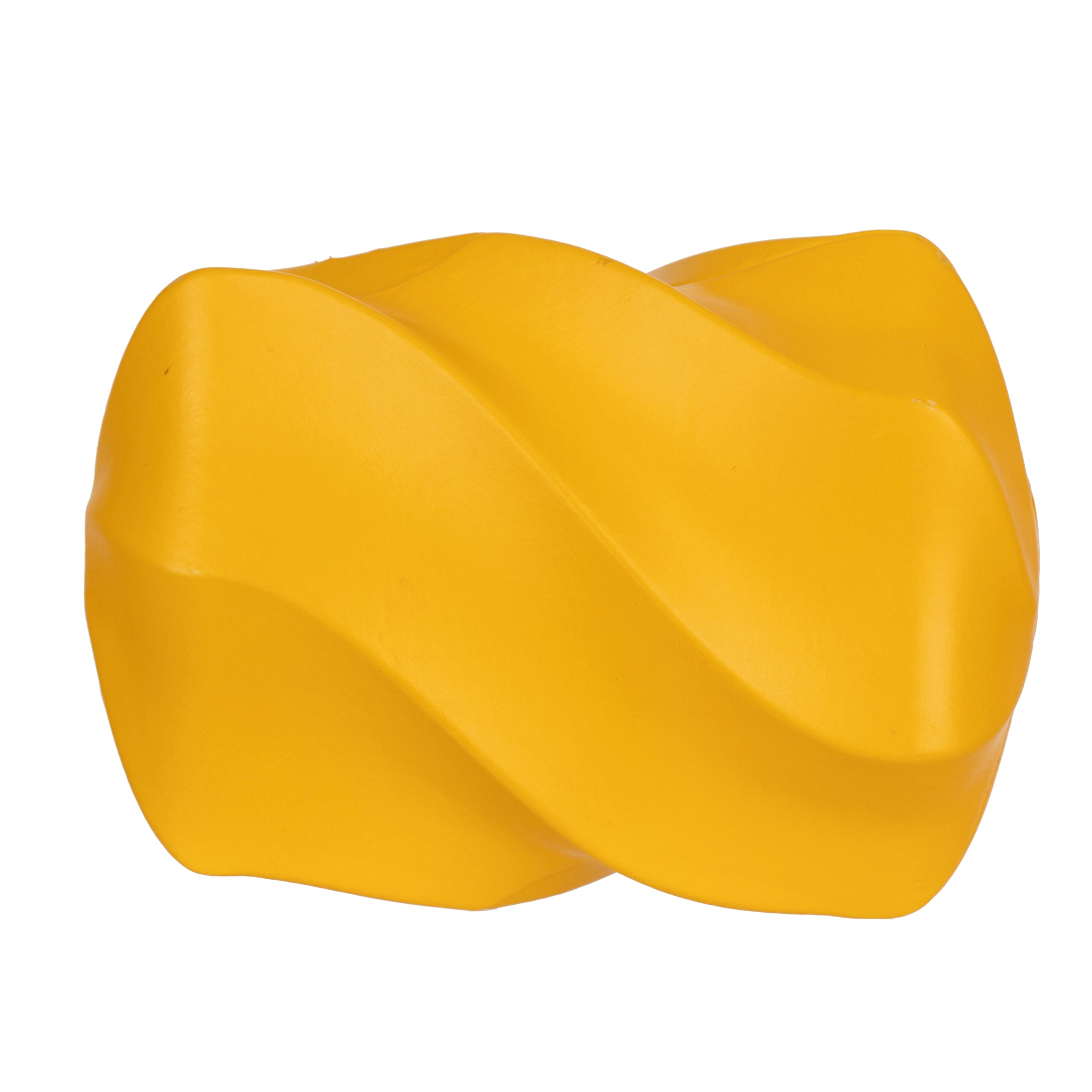 Bottega Veneta Yellow Whirl Spiral Clutch