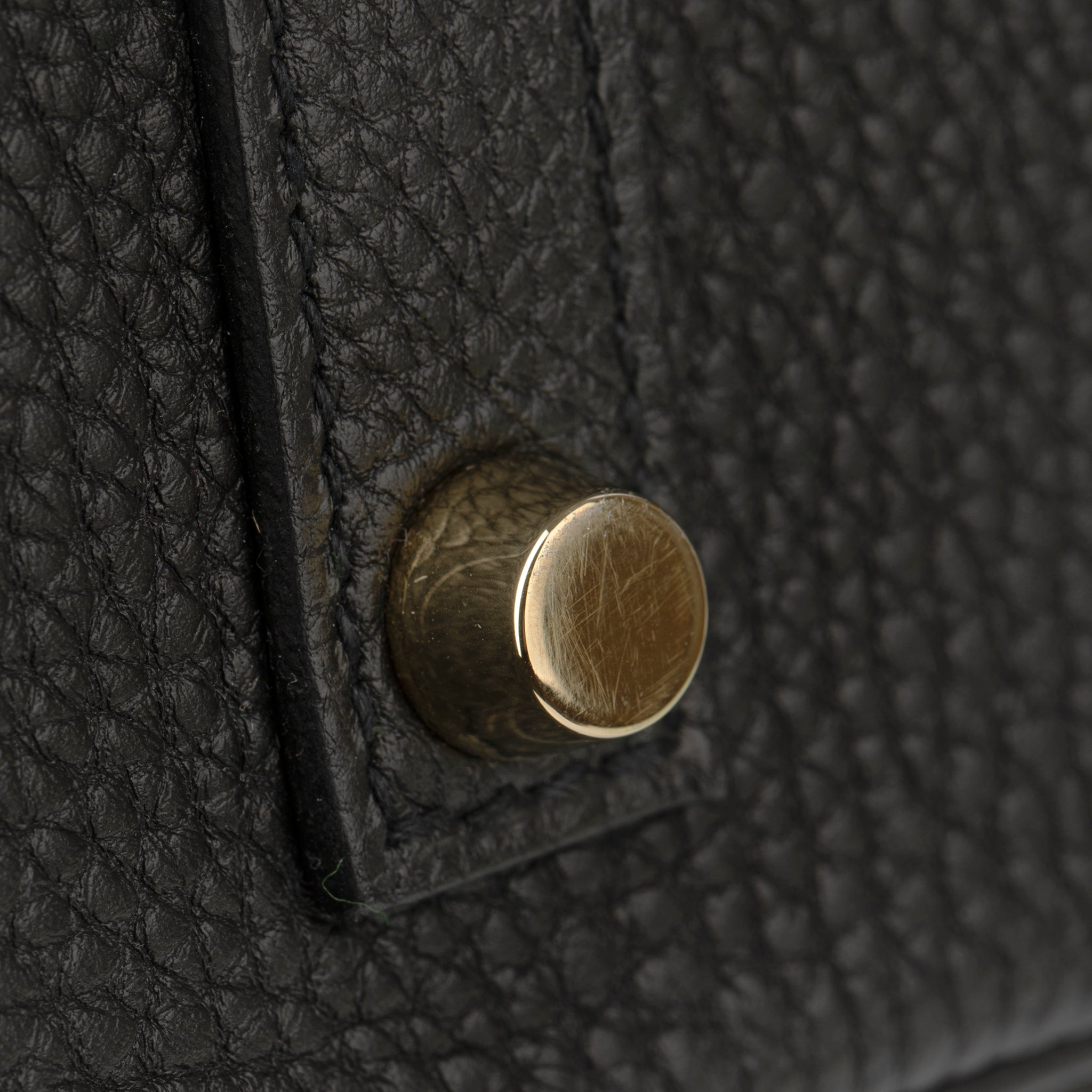 Hermes Birkin 35cm Black Togo Leather Gold Hardware