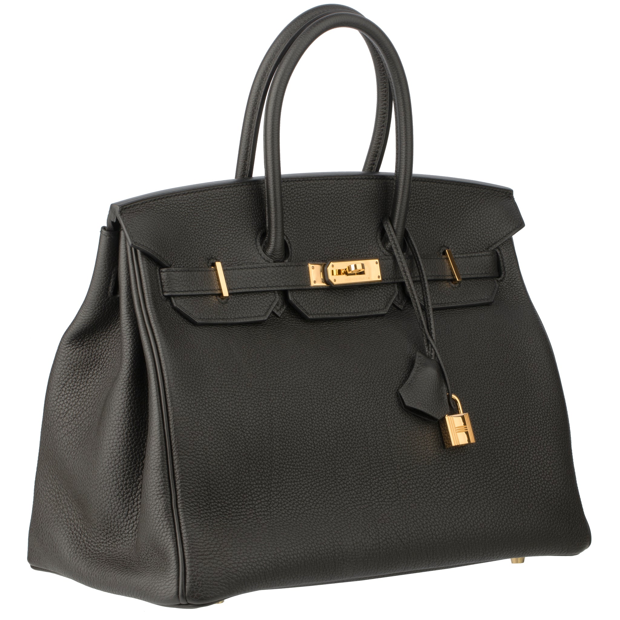 Hermes Birkin 35cm Black Togo Leather Gold Hardware