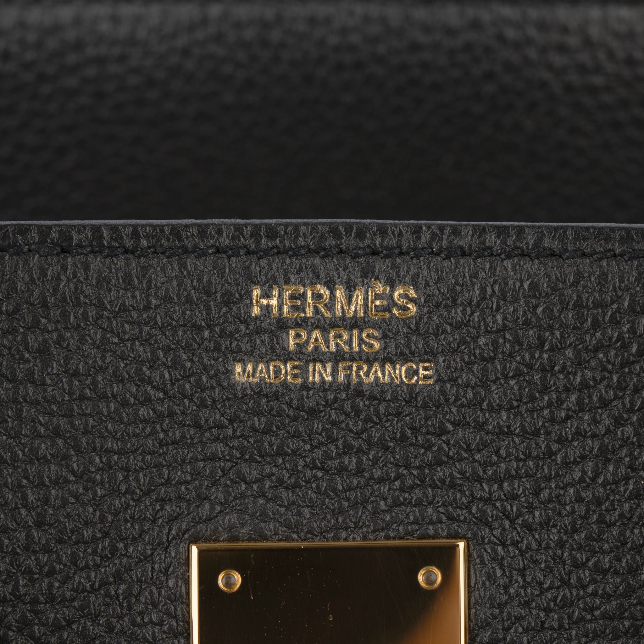 Hermes Birkin 35cm Black Togo Leather Gold Hardware
