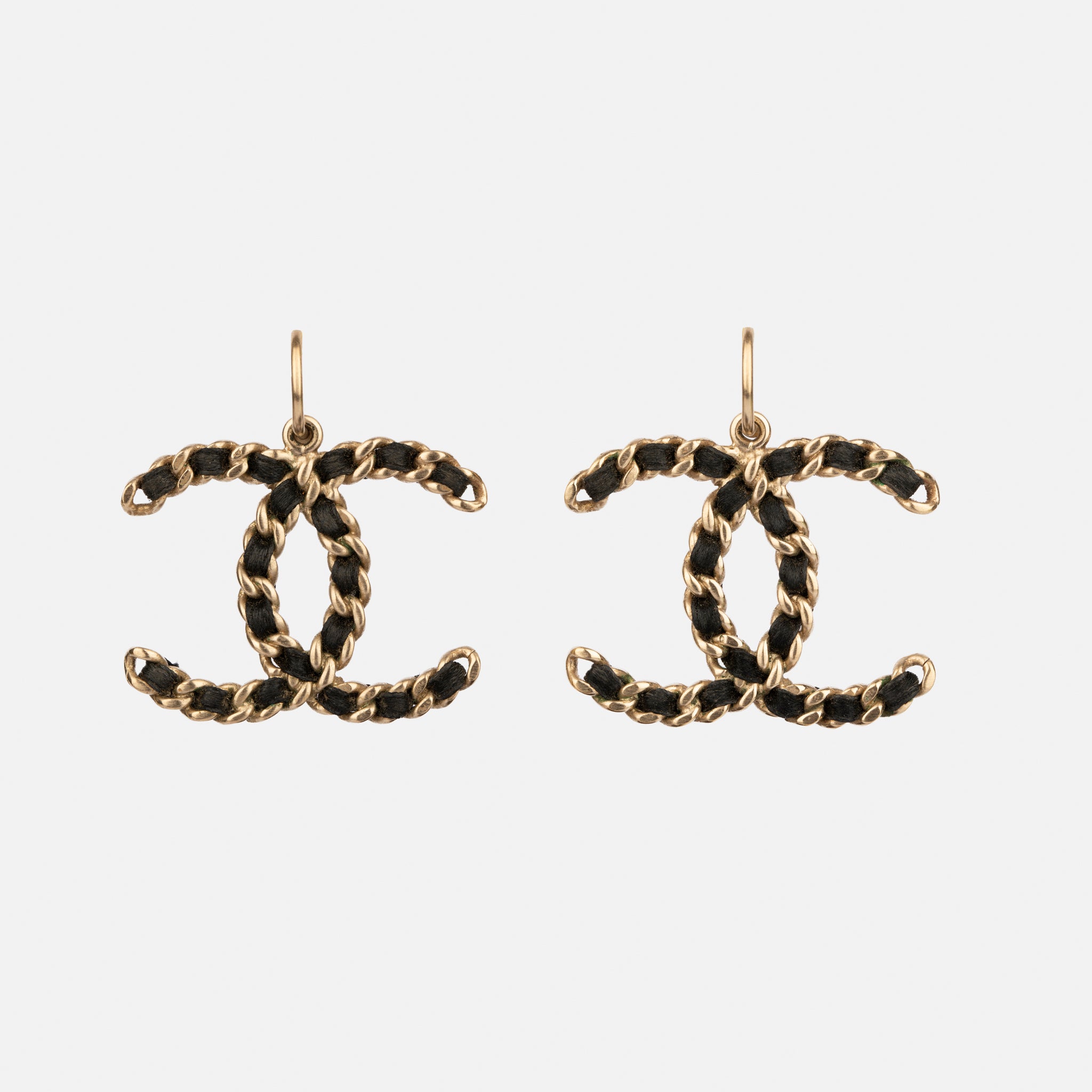 Chanel Chain-Link CC Drop Earrings – 2009 C