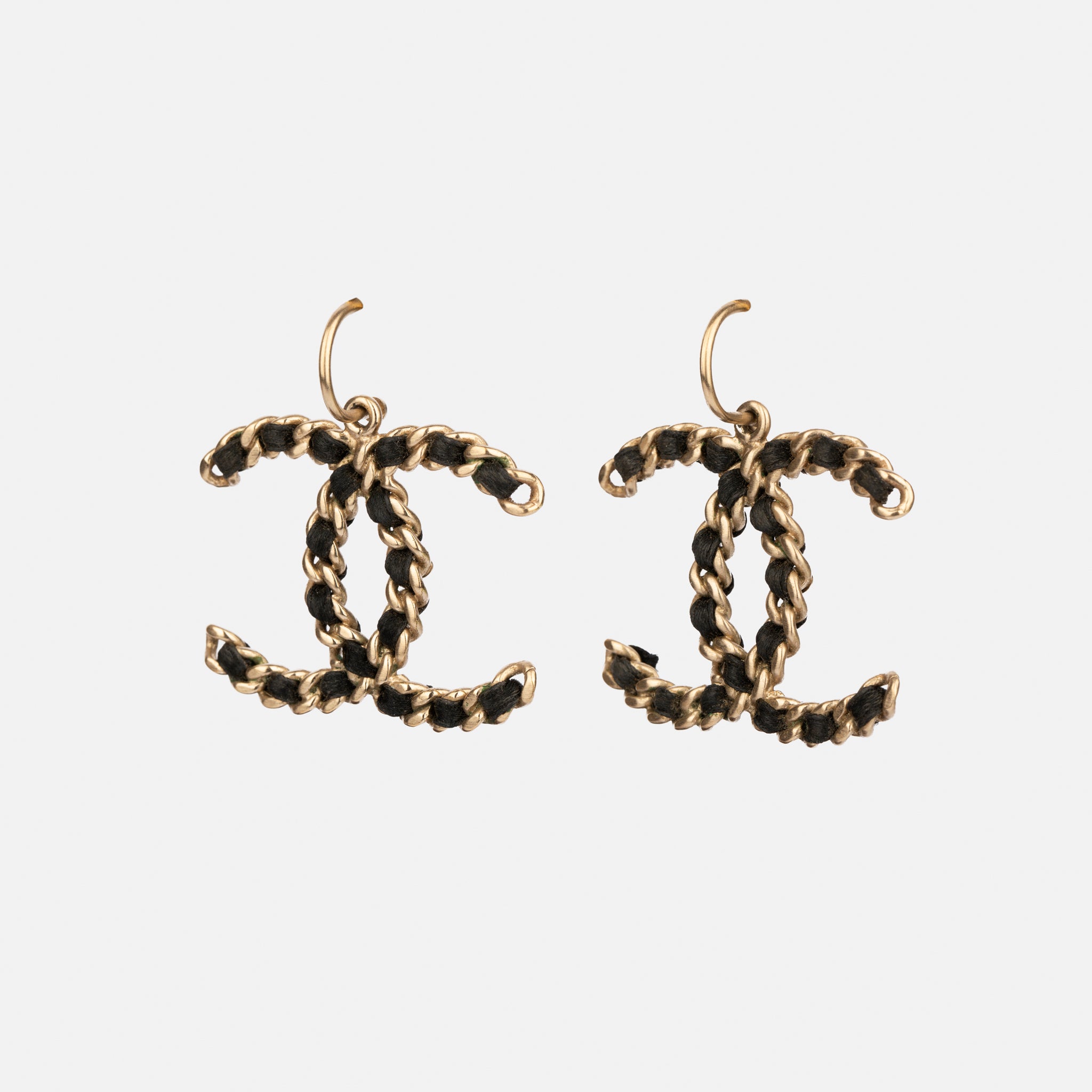 Chanel Chain-Link CC Drop Earrings – 2009 C