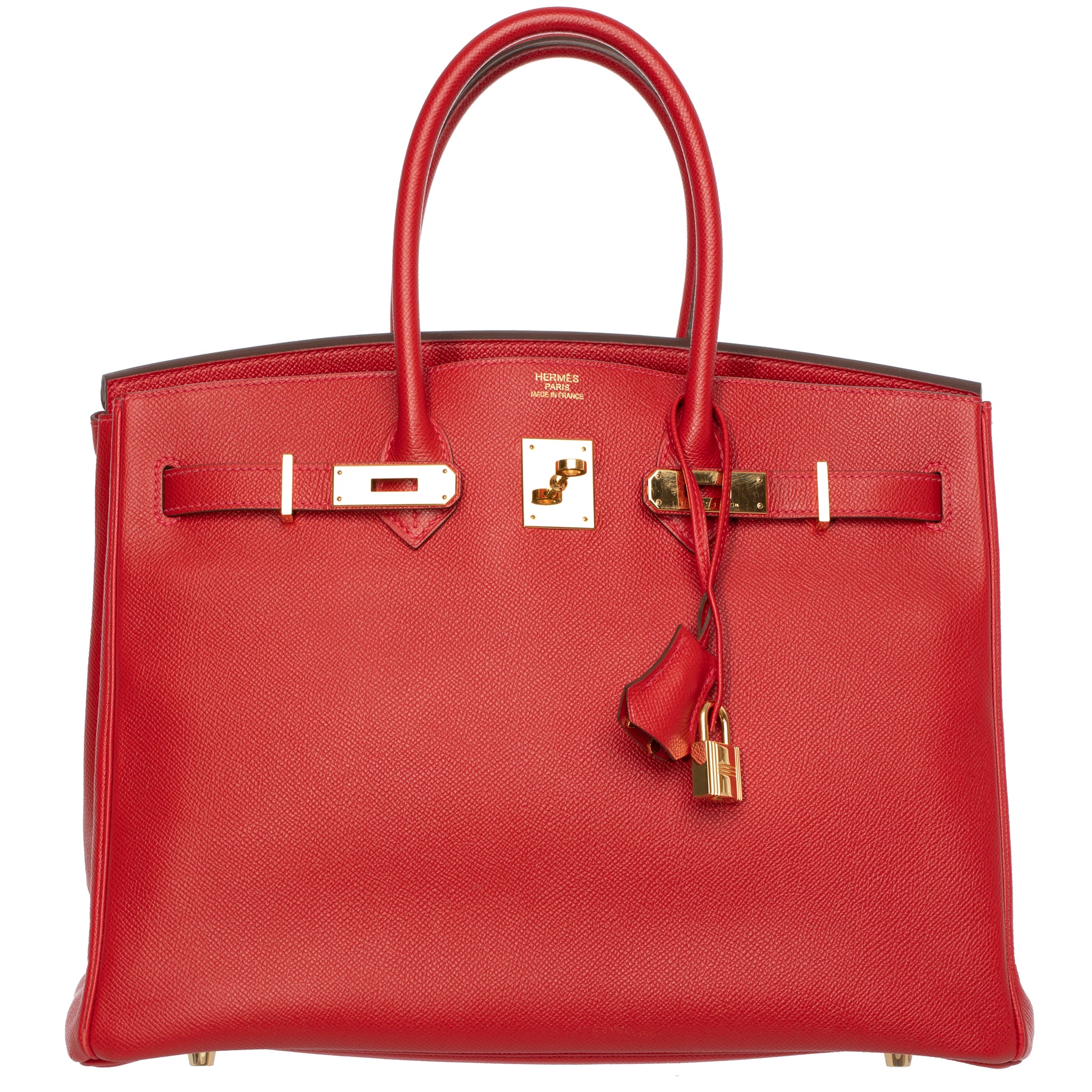 Hermes Birkin 35cm Rouge Casaque Epsom Leather Gold Hardware