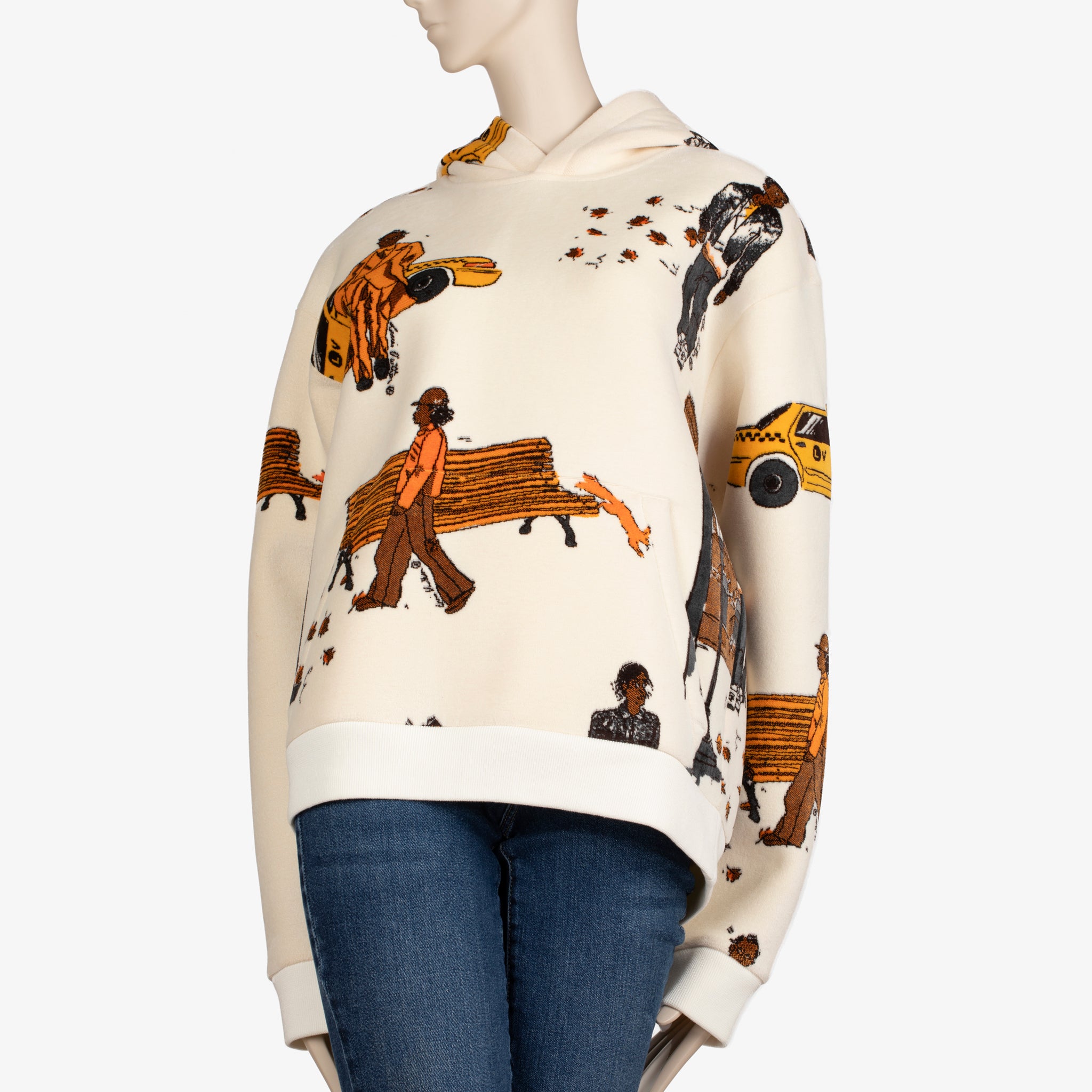Louis Vuitton “New Walkers” Graphic Hoodie – Autumn/Winter 2019 | Size S