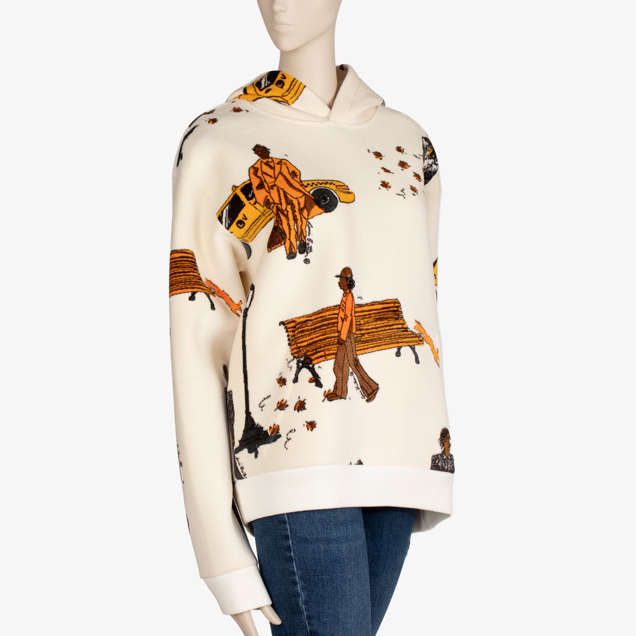 Louis Vuitton “New Walkers” Graphic Hoodie – Autumn/Winter 2019 | Size S
