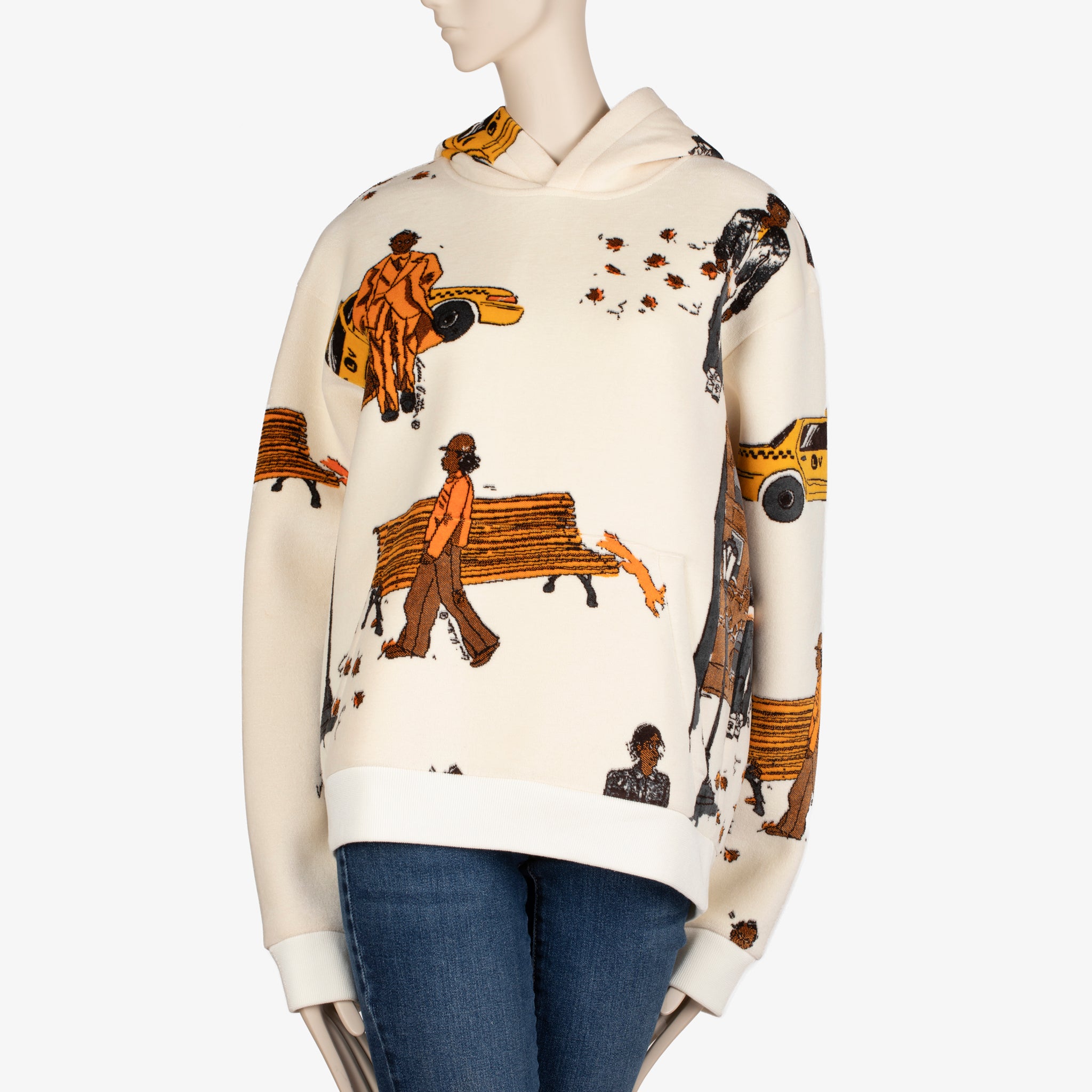 Louis Vuitton “New Walkers” Graphic Hoodie – Autumn/Winter 2019 | Size S