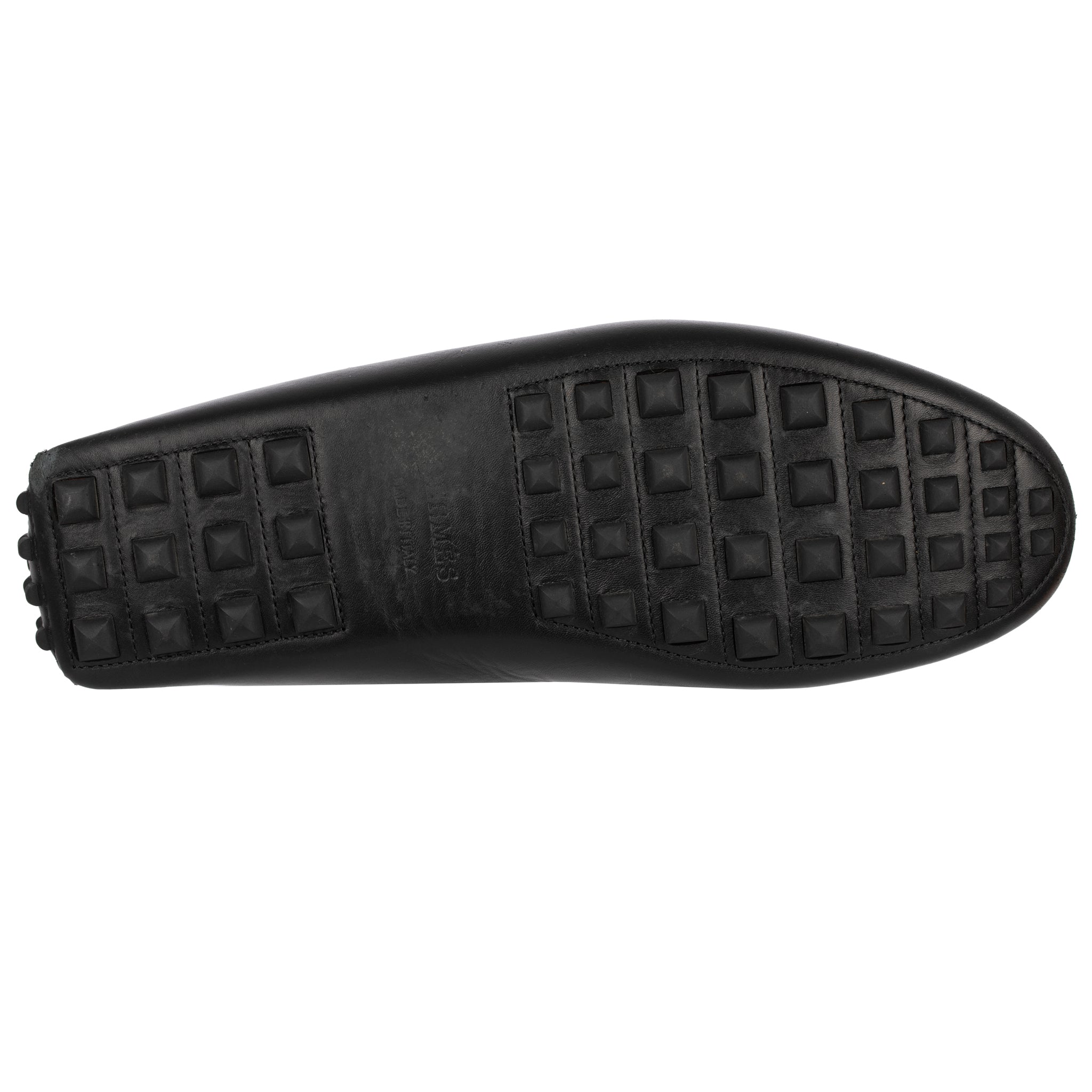 Hermes Mens Black Irving Loafers 43 FR