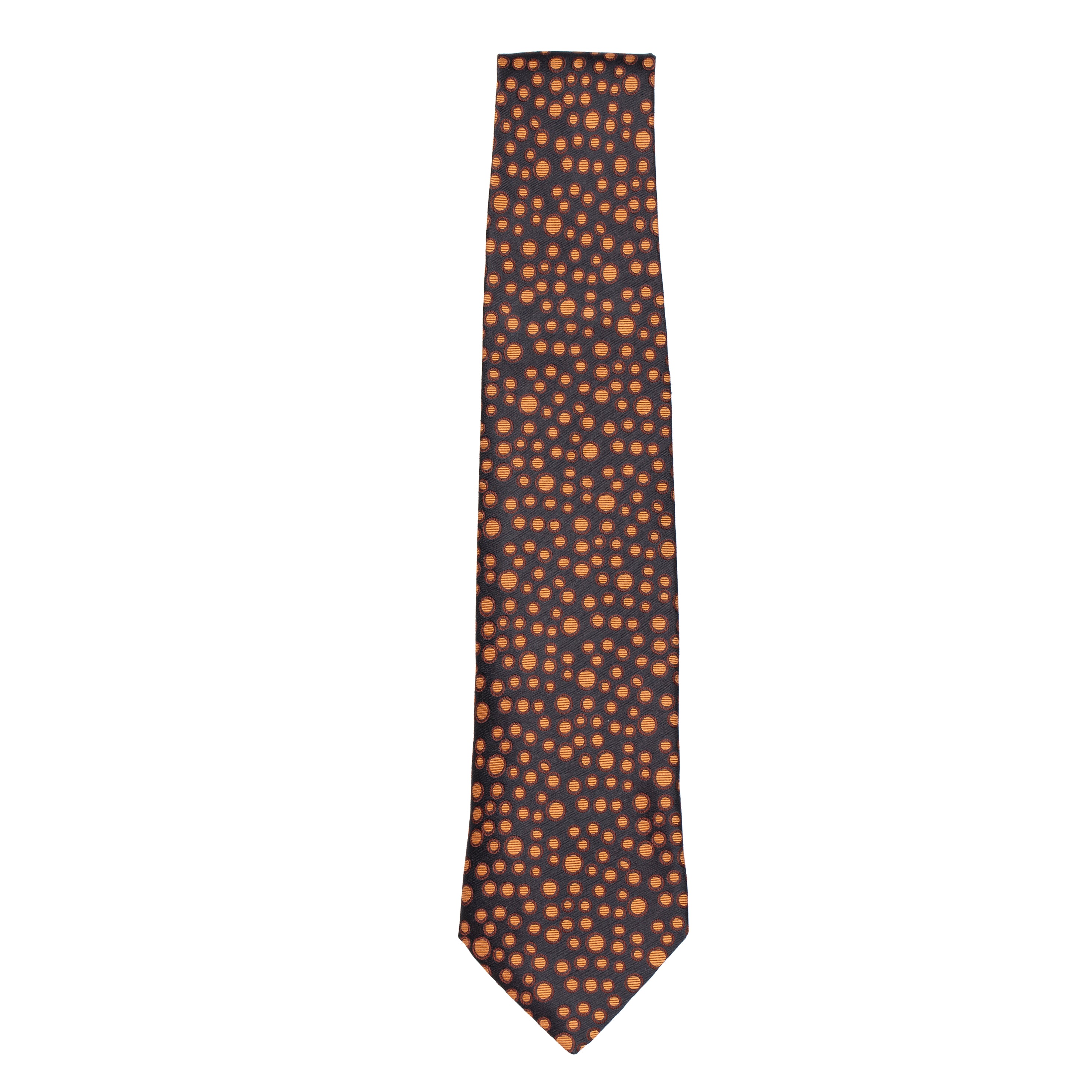 Salvatore Ferragamo Mens Silk Polkadot Tie