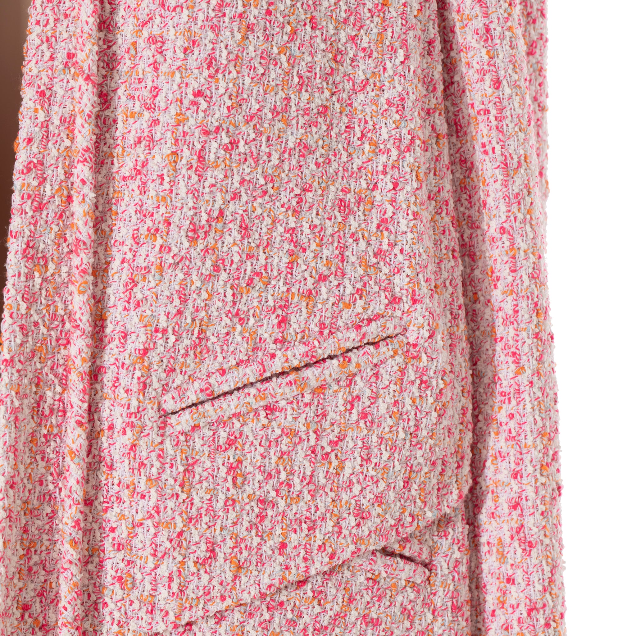 Chanel Cape/Jacket Pink Tweed 40 FR