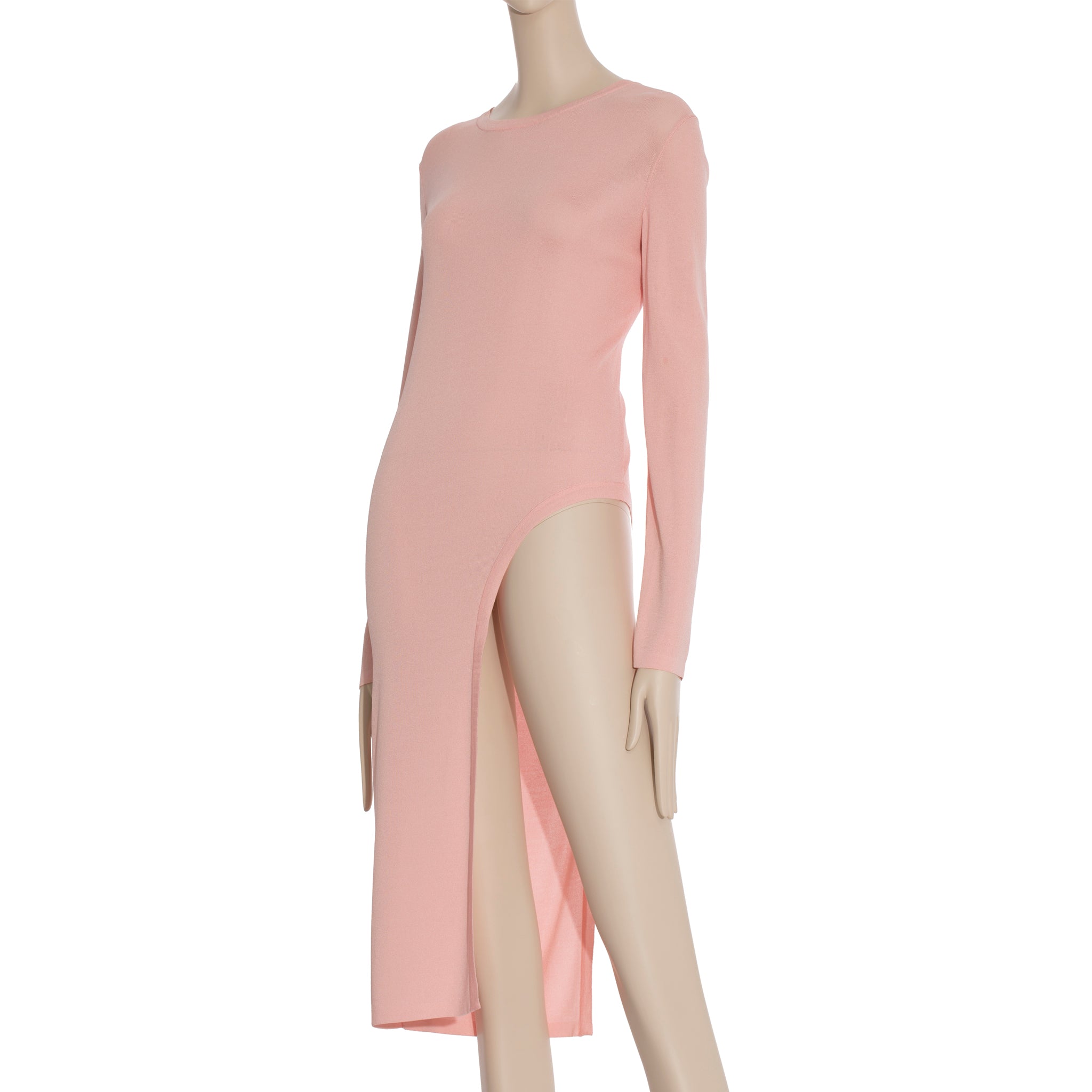 Chanel Knit Pink Long Sleeve Dress/Top 40 FR