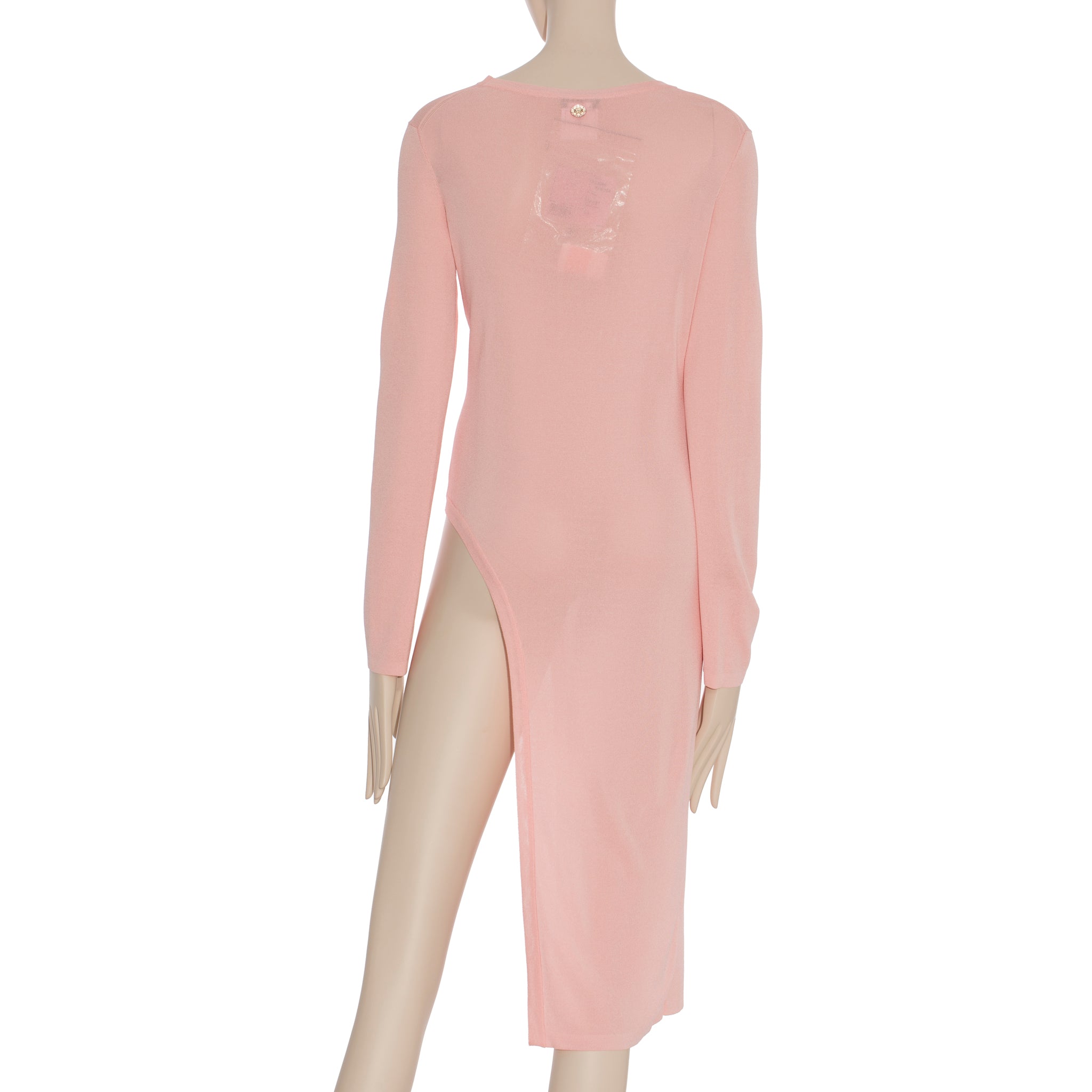 Chanel Knit Pink Long Sleeve Dress/Top 40 FR