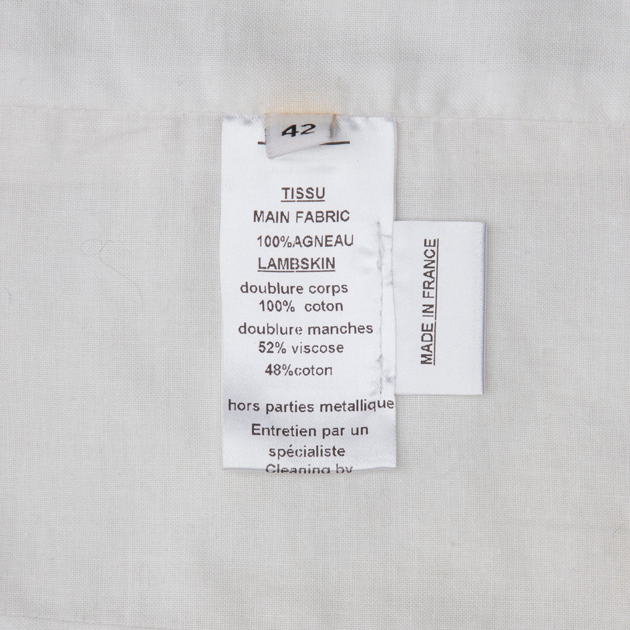 Balmain By Christophe Decarnin Studded Leather Biker Jacket 42 FR