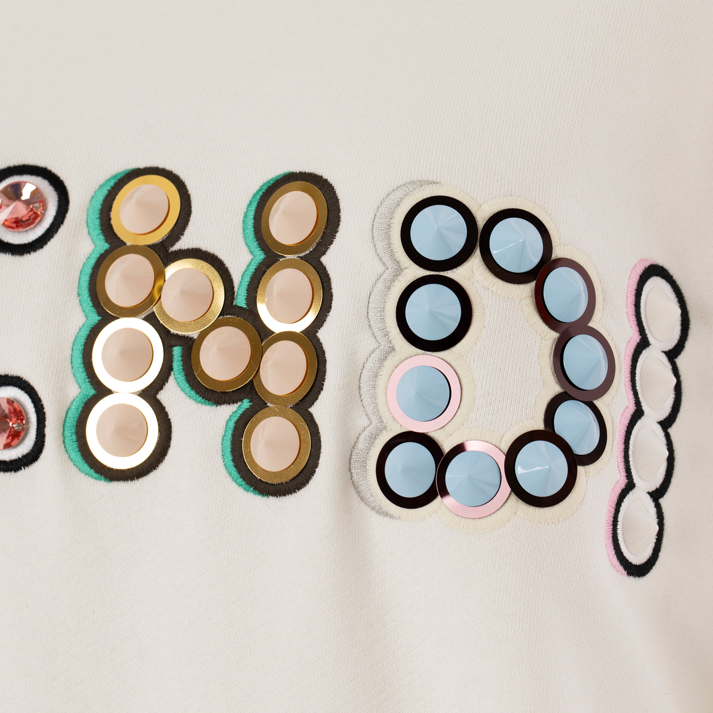 Fendi Oversized Hooded Sweater With Logo Details 38 IT