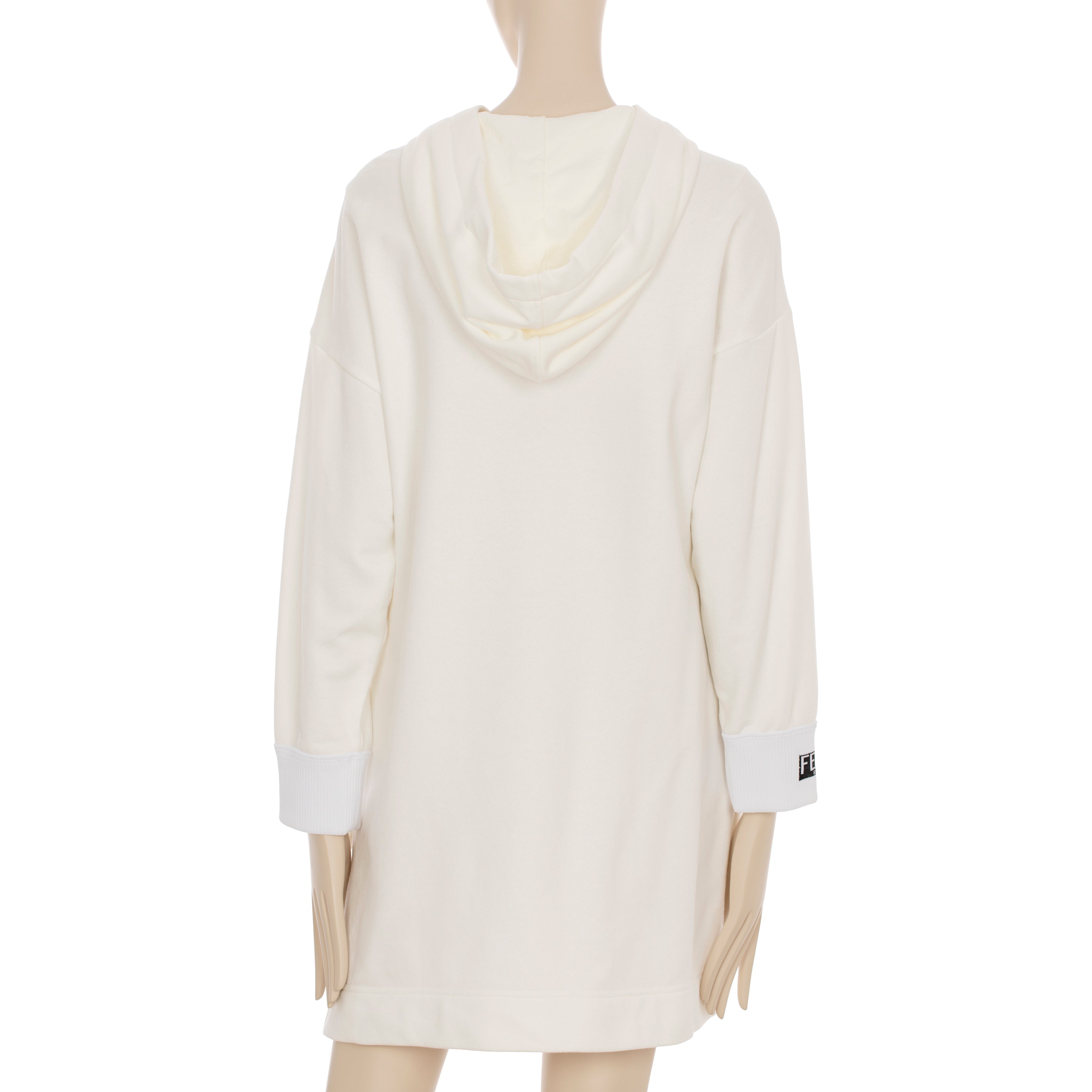 Fendi Oversized Hooded Sweater With Logo Details 38 IT