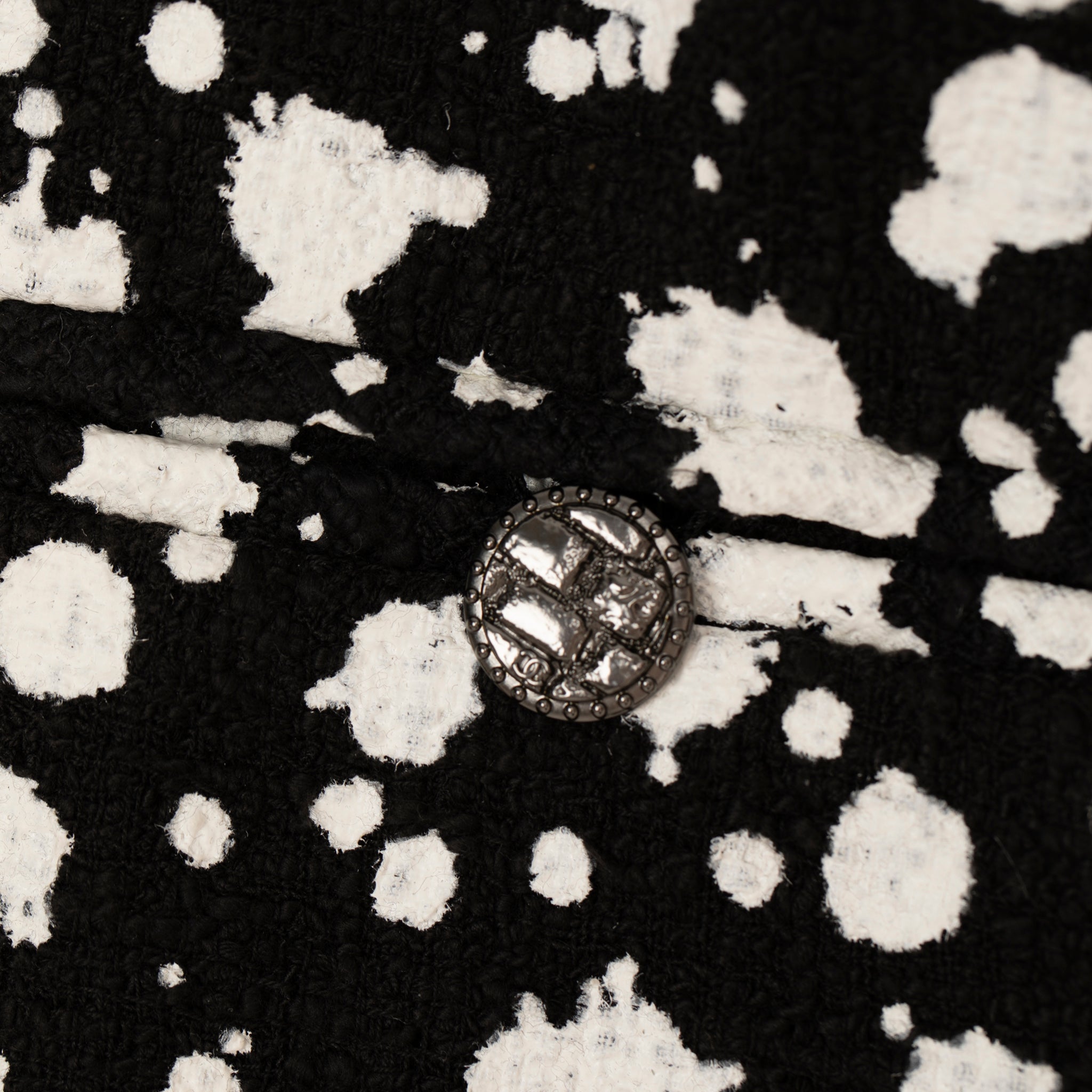 Chanel Black & White Crop Jacket 38 FR