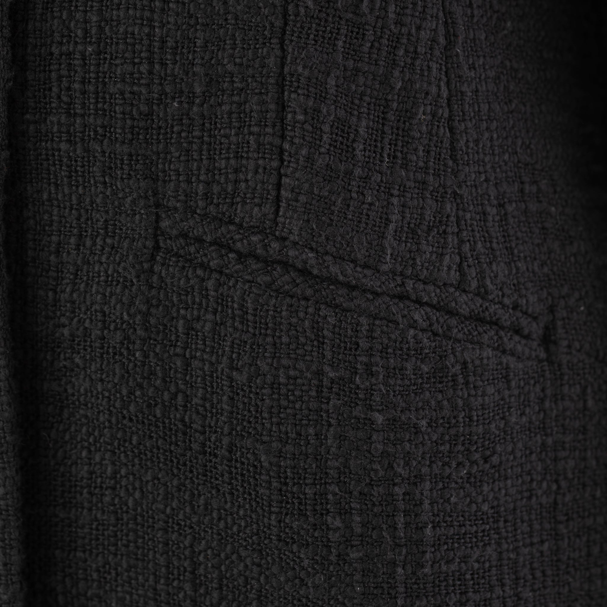 Chanel Black Tweed Blazer 42 FR